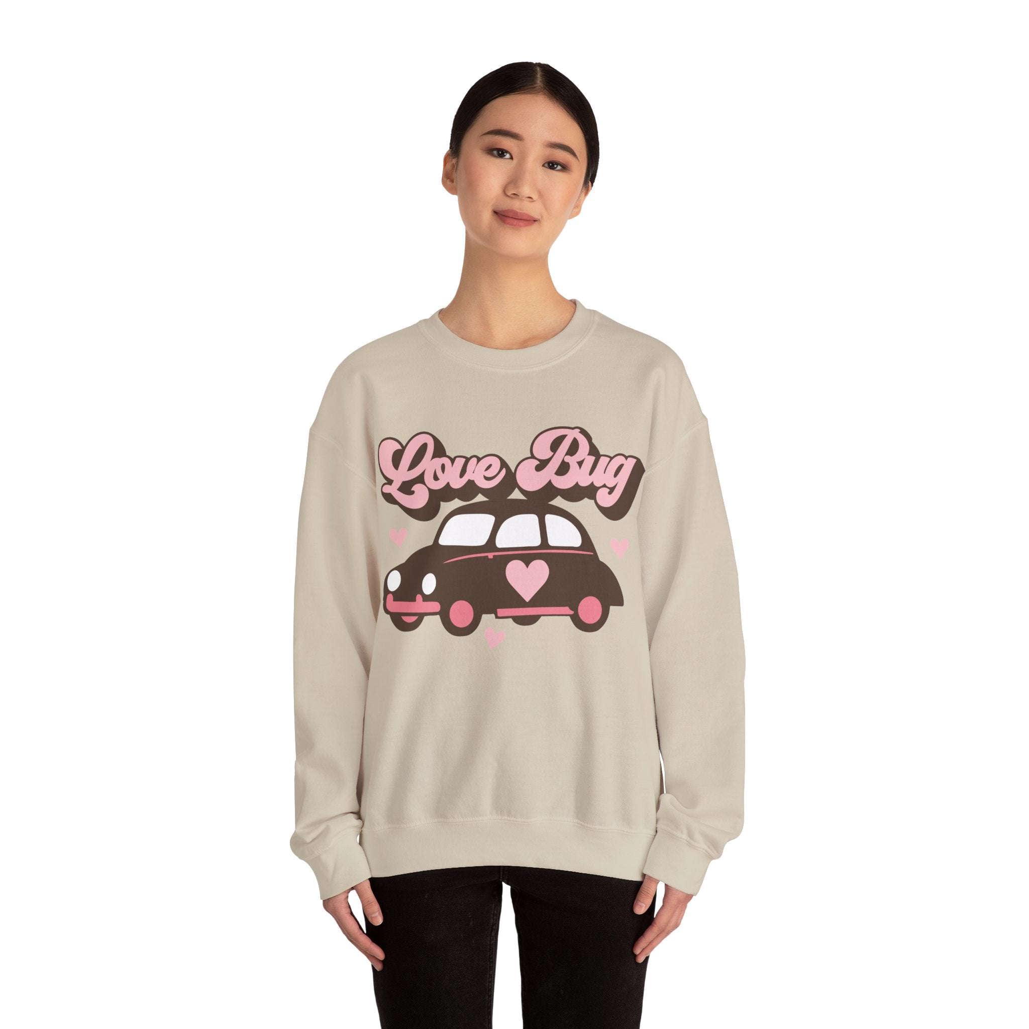Love Bug Valentines Sweatshirt – Cute Valentine’s Day Crewneck Sweatshirt