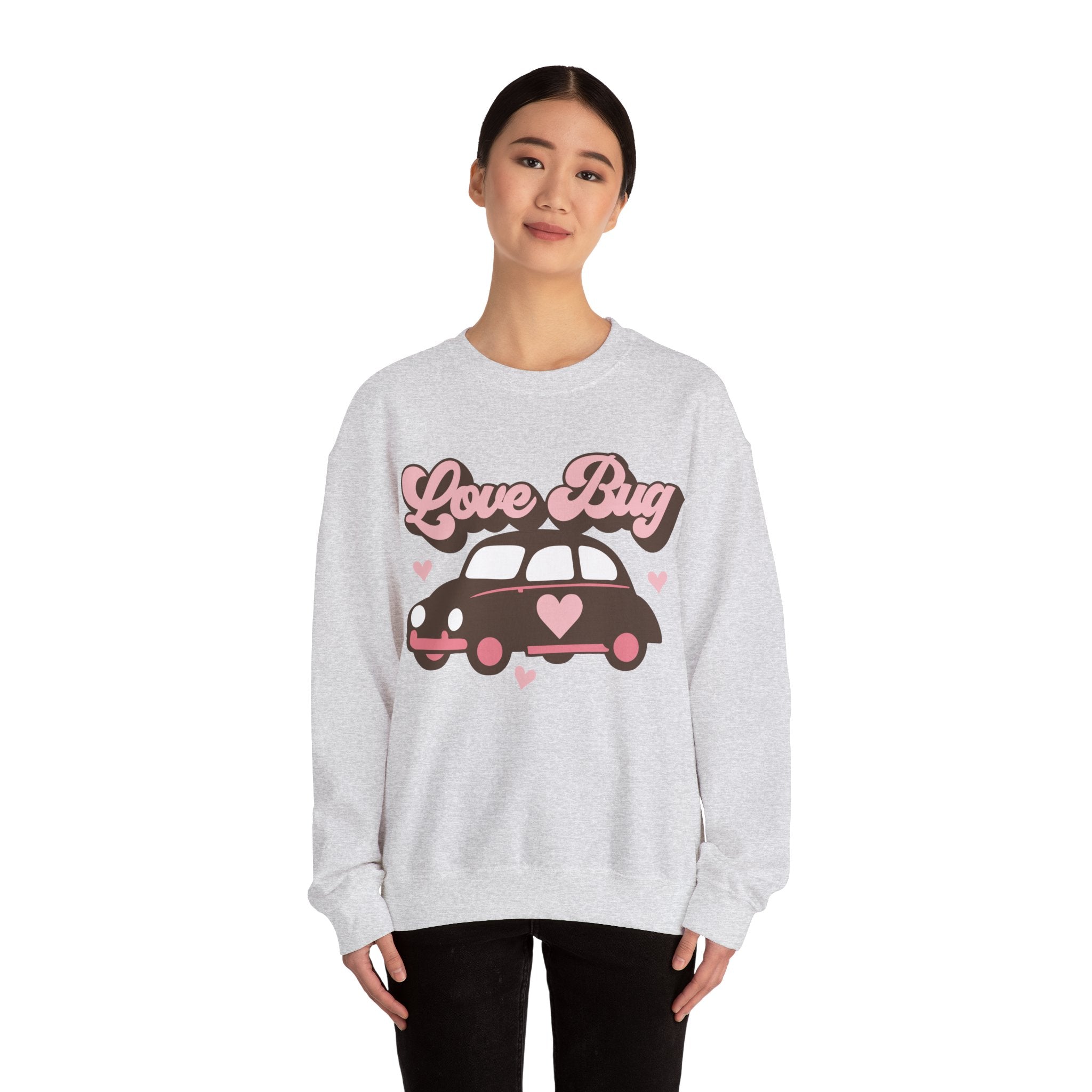 Love Bug Valentines Sweatshirt – Cute Valentine’s Day Crewneck Sweatshirt