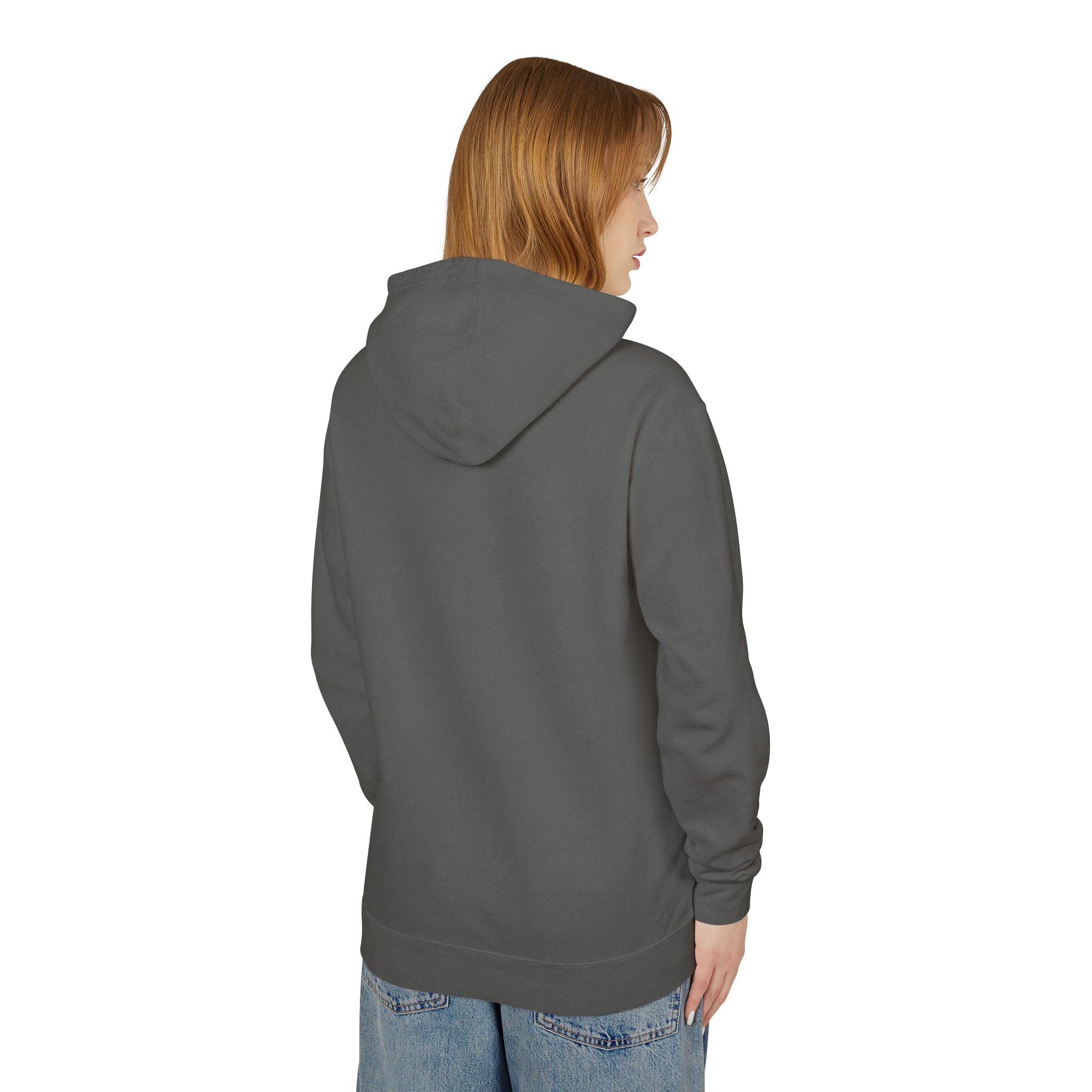 Women's Lightweight Hooded Sweatshirt with 'Never STOP dreaming' Design, Motivational Gift, Cozy Casual Wear, Perfect for Dreamers