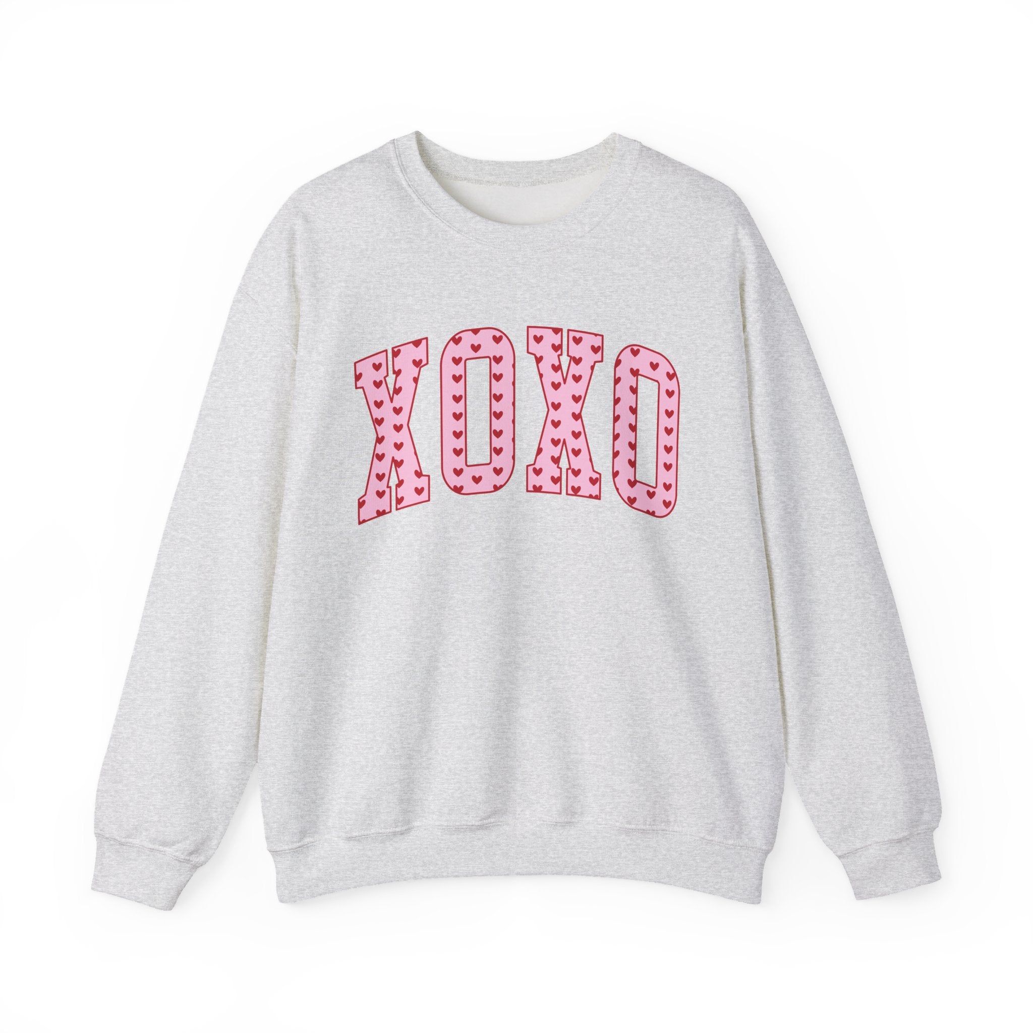 XOXO Valentines Sweatshirt – Cute Valentine’s Day Crewneck Sweatshirt