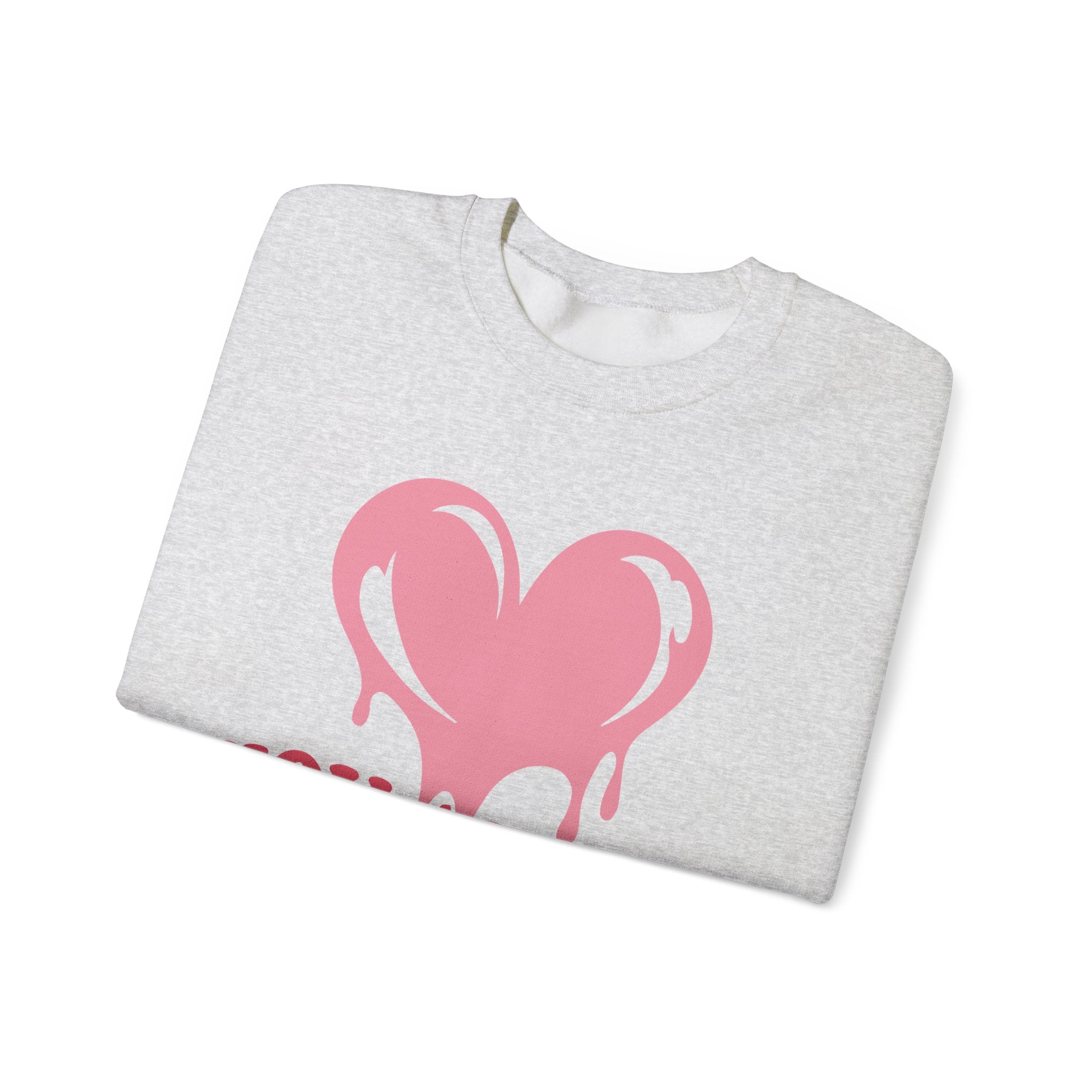 You Make My Heart Melt Valentines Sweatshirt – Cute Romantic Valentine’s Day Crewneck Sweatshirt