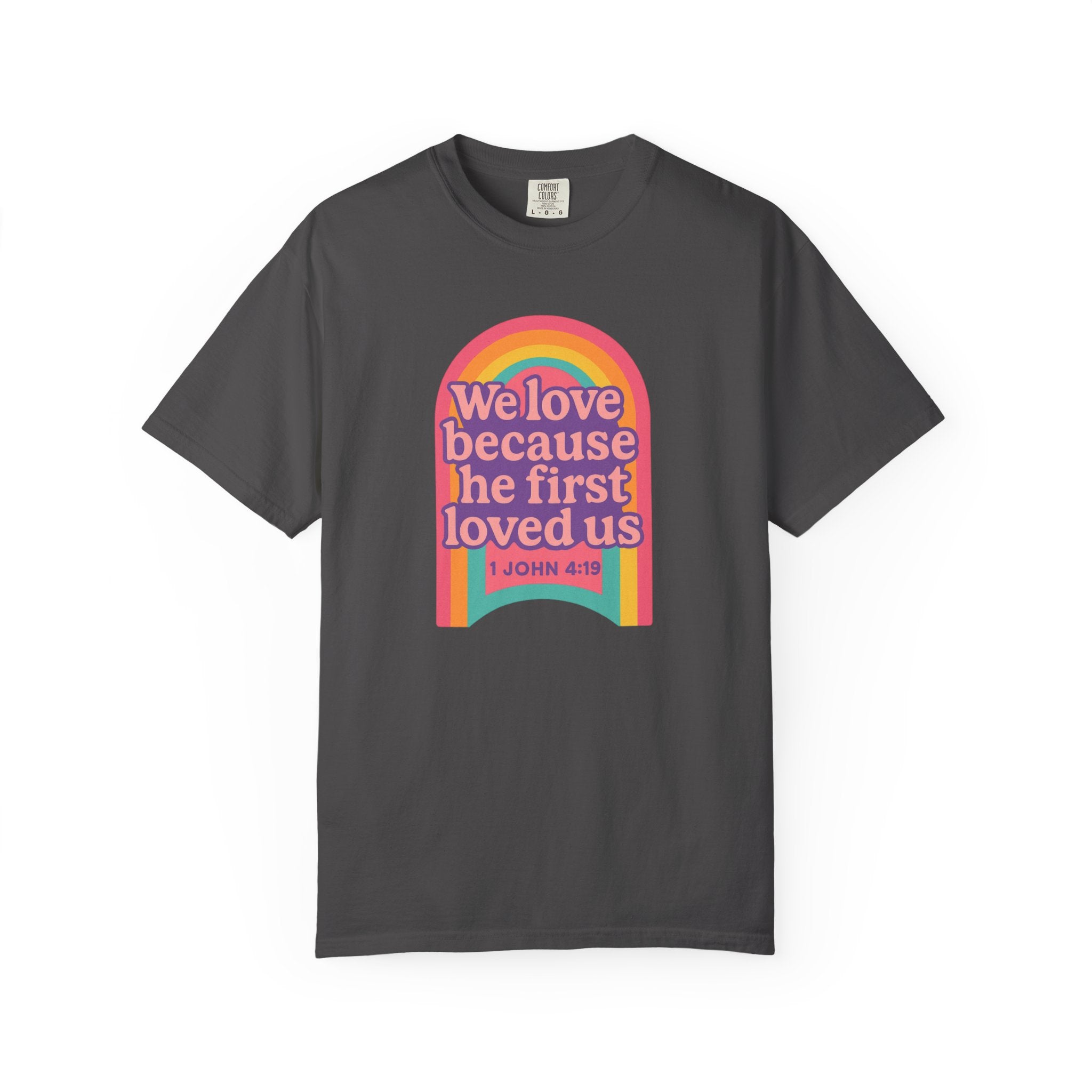 Colorful Faith-Inspired T-Shirt, Motivational Apparel, Inspirational Gift, Rainbow Tee, Summer Outfit, Unisex Casual Wear
