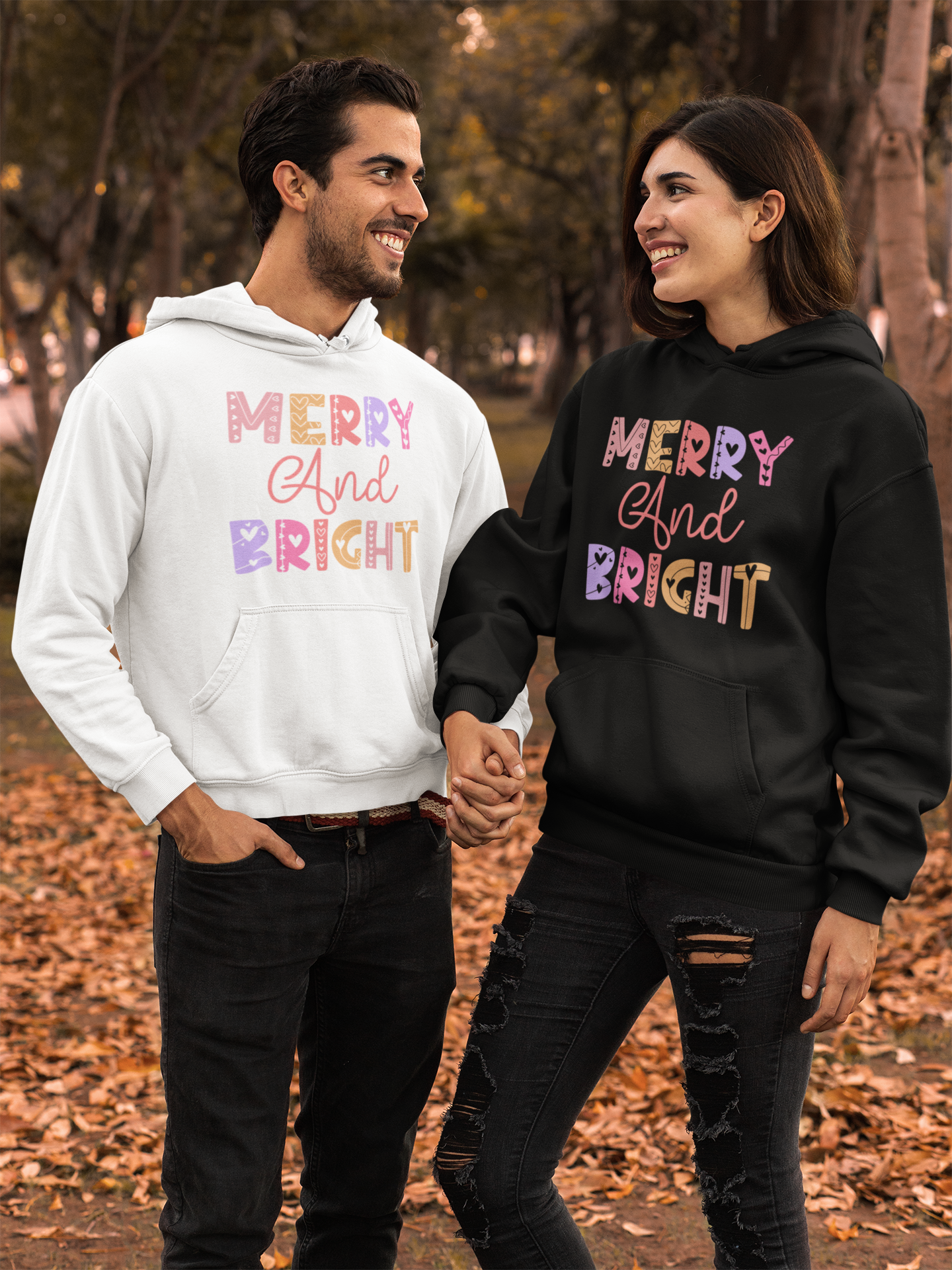 Merry and Bright - Unisex Hoodie
