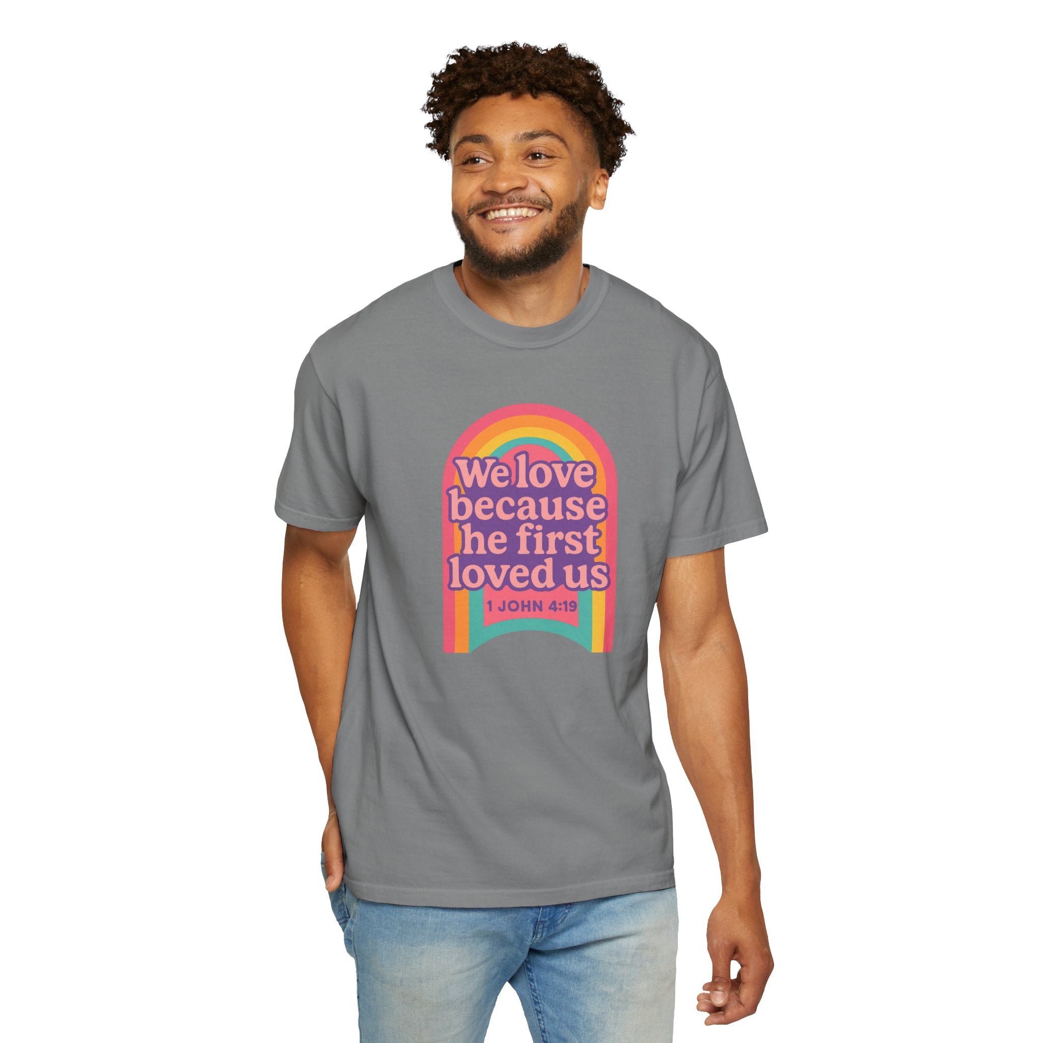 Colorful Faith-Inspired T-Shirt, Motivational Apparel, Inspirational Gift, Rainbow Tee, Summer Outfit, Unisex Casual Wear