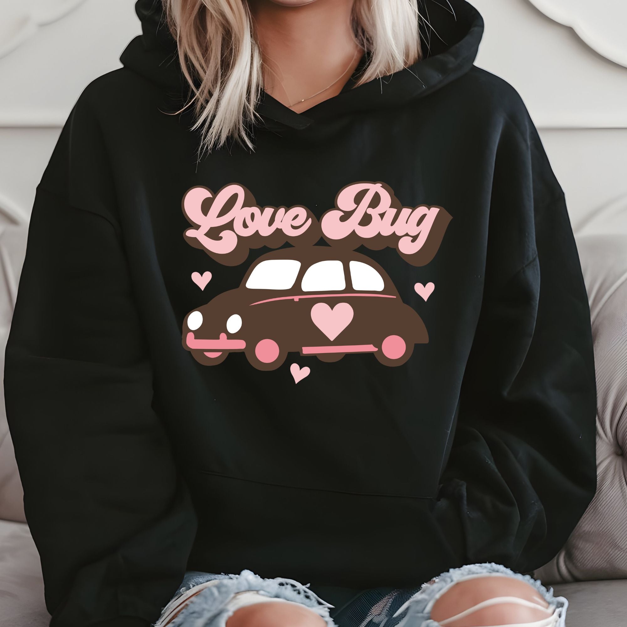 Love Bug Valentines Hoodie – Cozy Valentine’s Day Hoodie