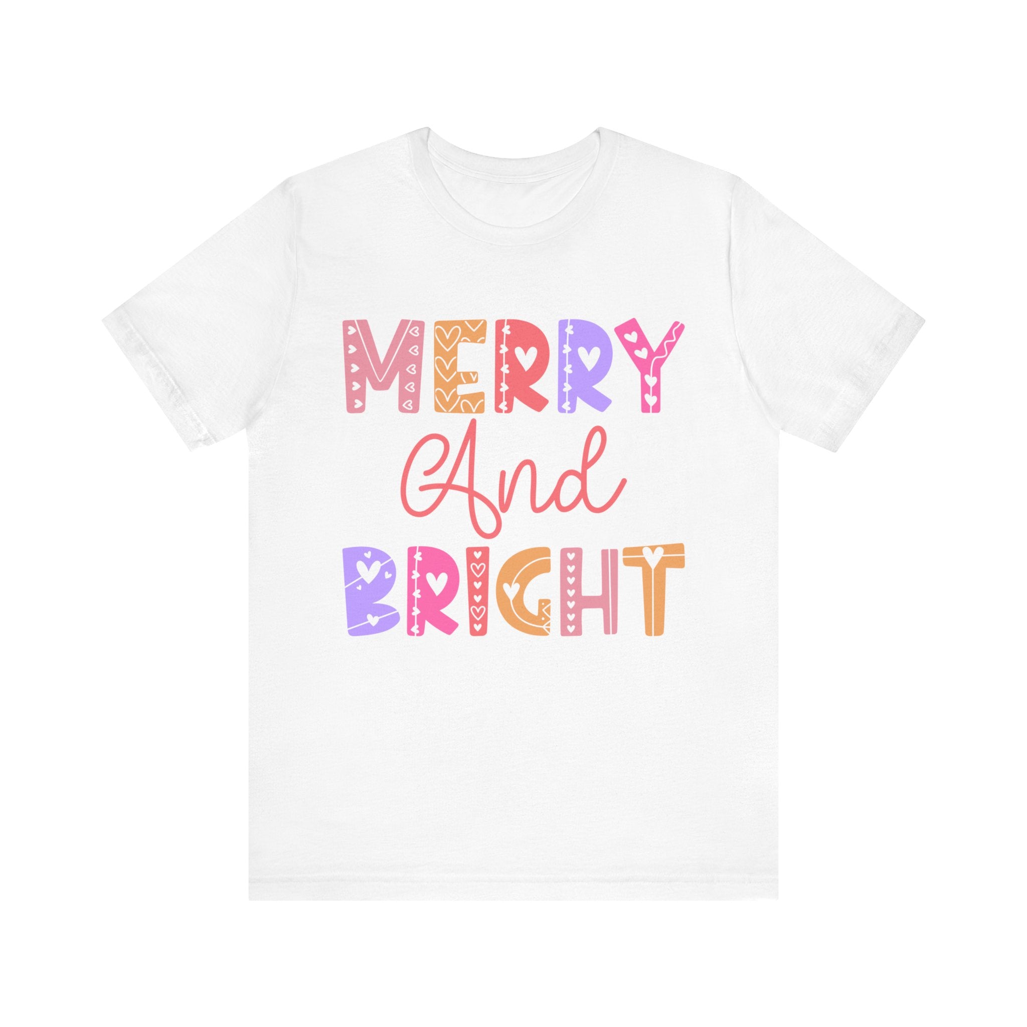 Merry and Bright - Unisex Jersey Short Sleeve Tee