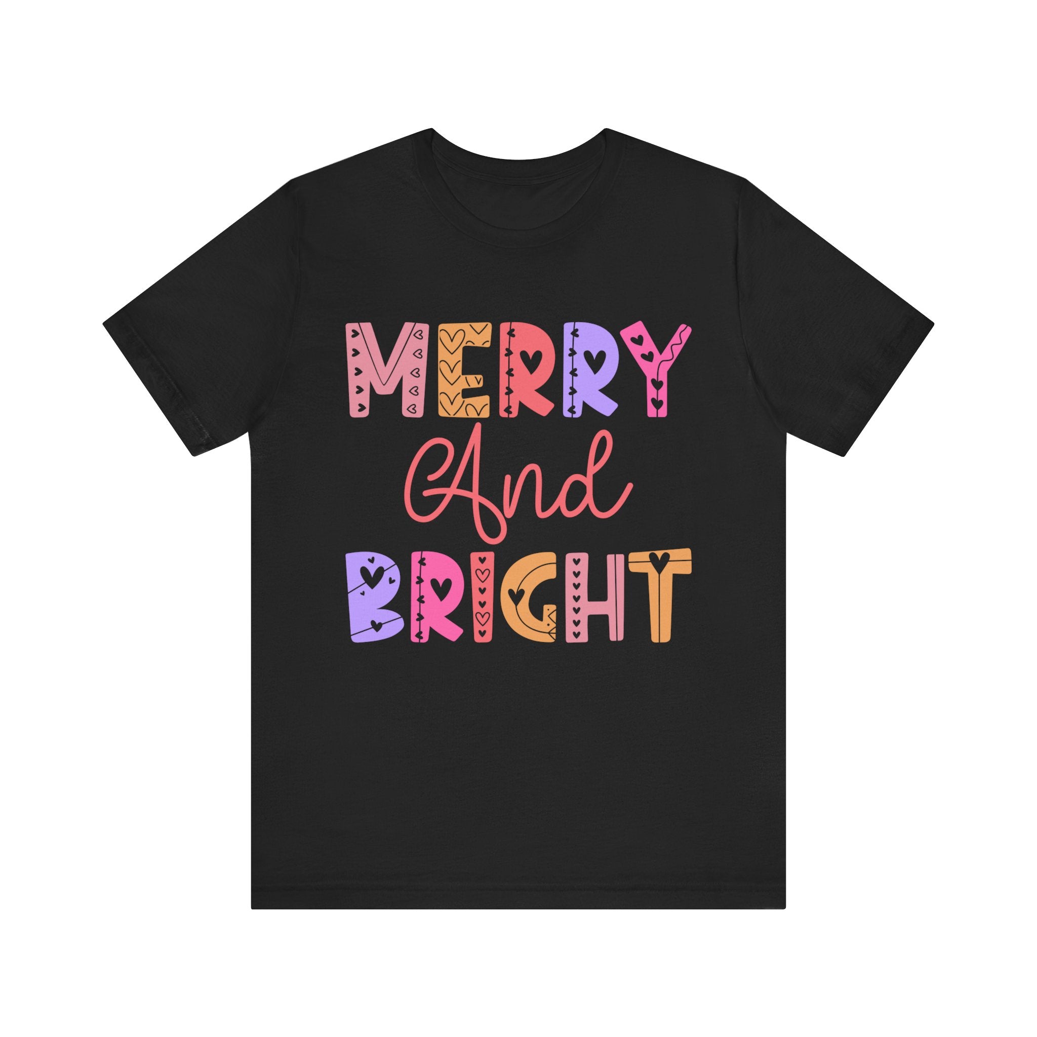 Merry and Bright - Unisex Jersey Short Sleeve Tee