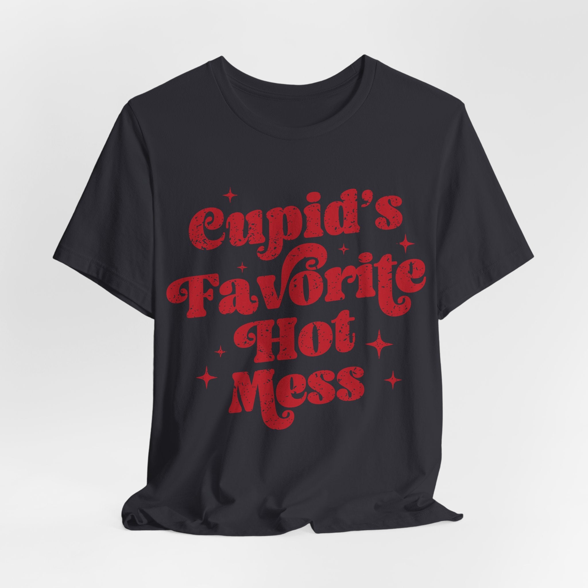 Cupid’s Favourite Hot Mess Valentines Shirt –  Cheeky Love Graphic Shirt