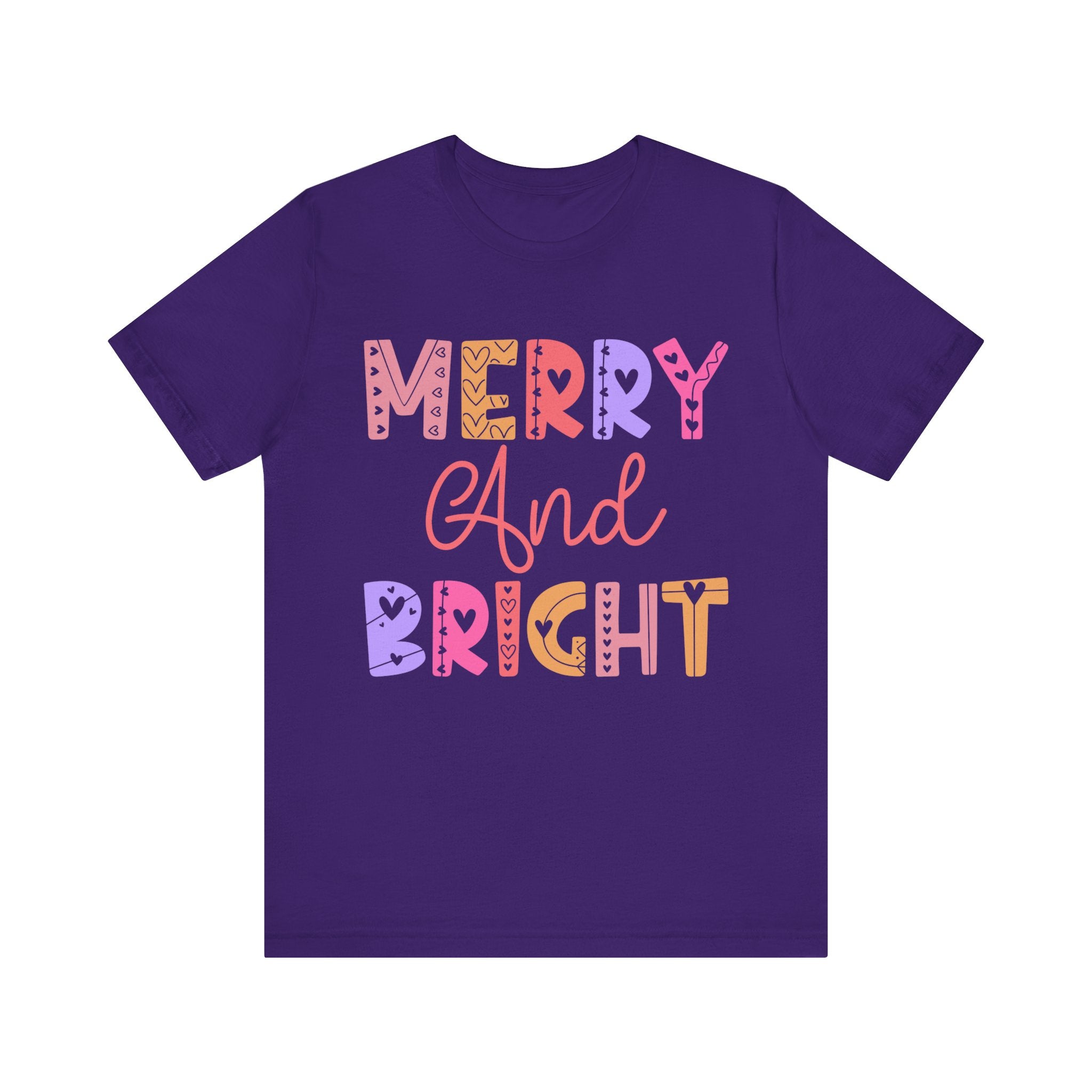 Merry and Bright - Unisex Jersey Short Sleeve Tee