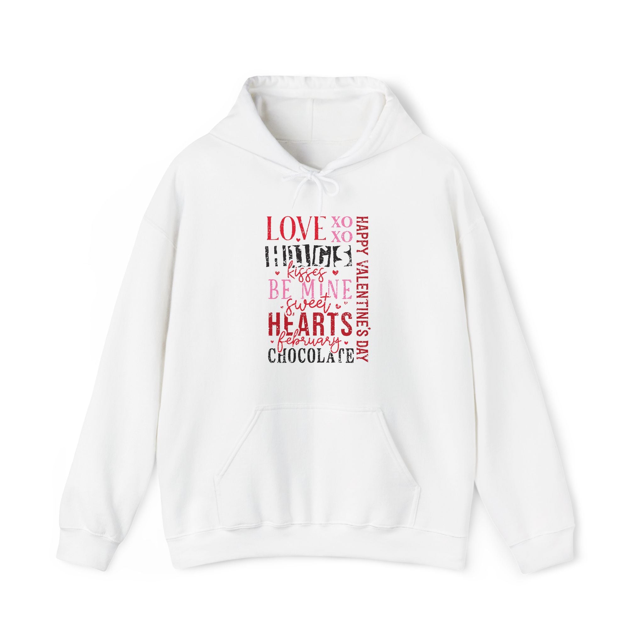 Love Hug Kisses Valentines Hoodie – Cozy Valentine’s Day Hoodie