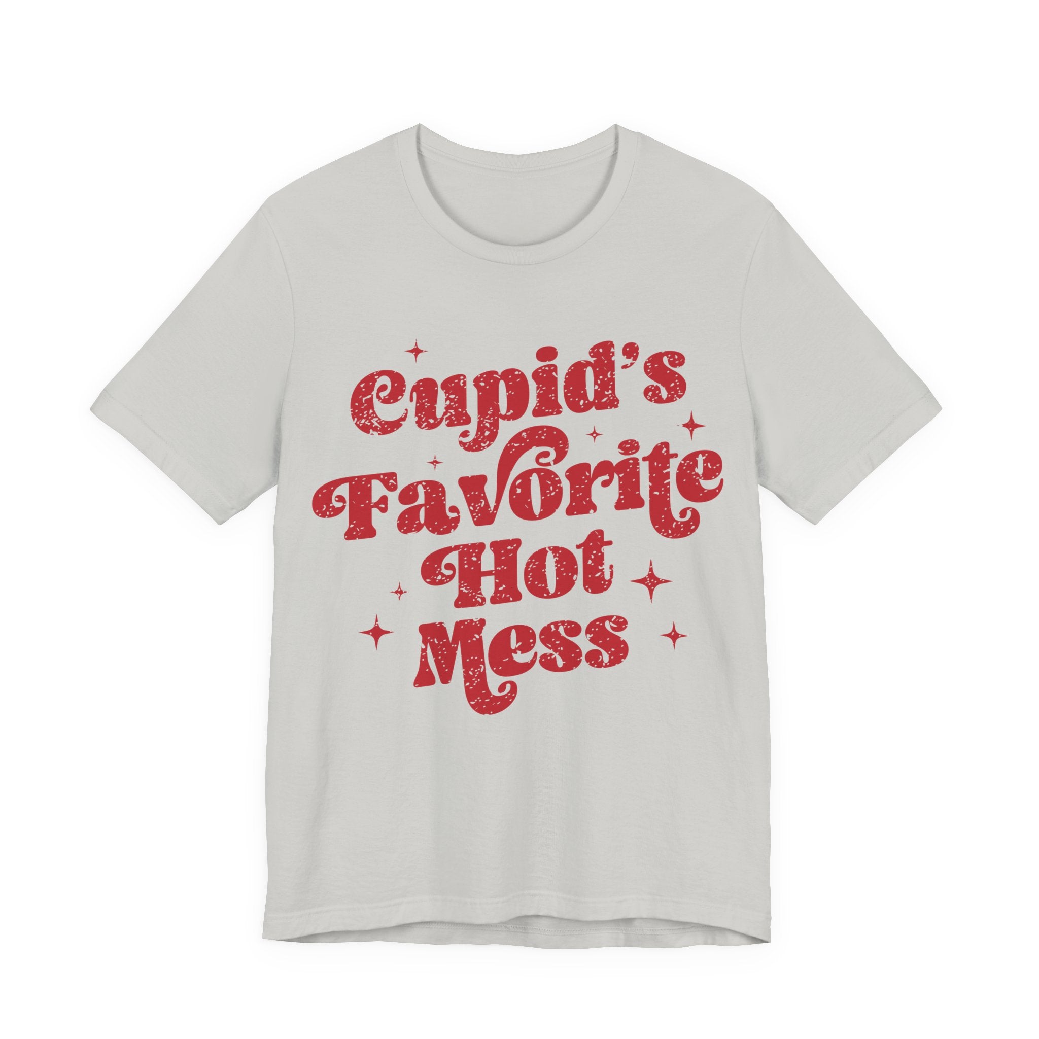 Cupid’s Favourite Hot Mess Valentines Shirt –  Cheeky Love Graphic Shirt