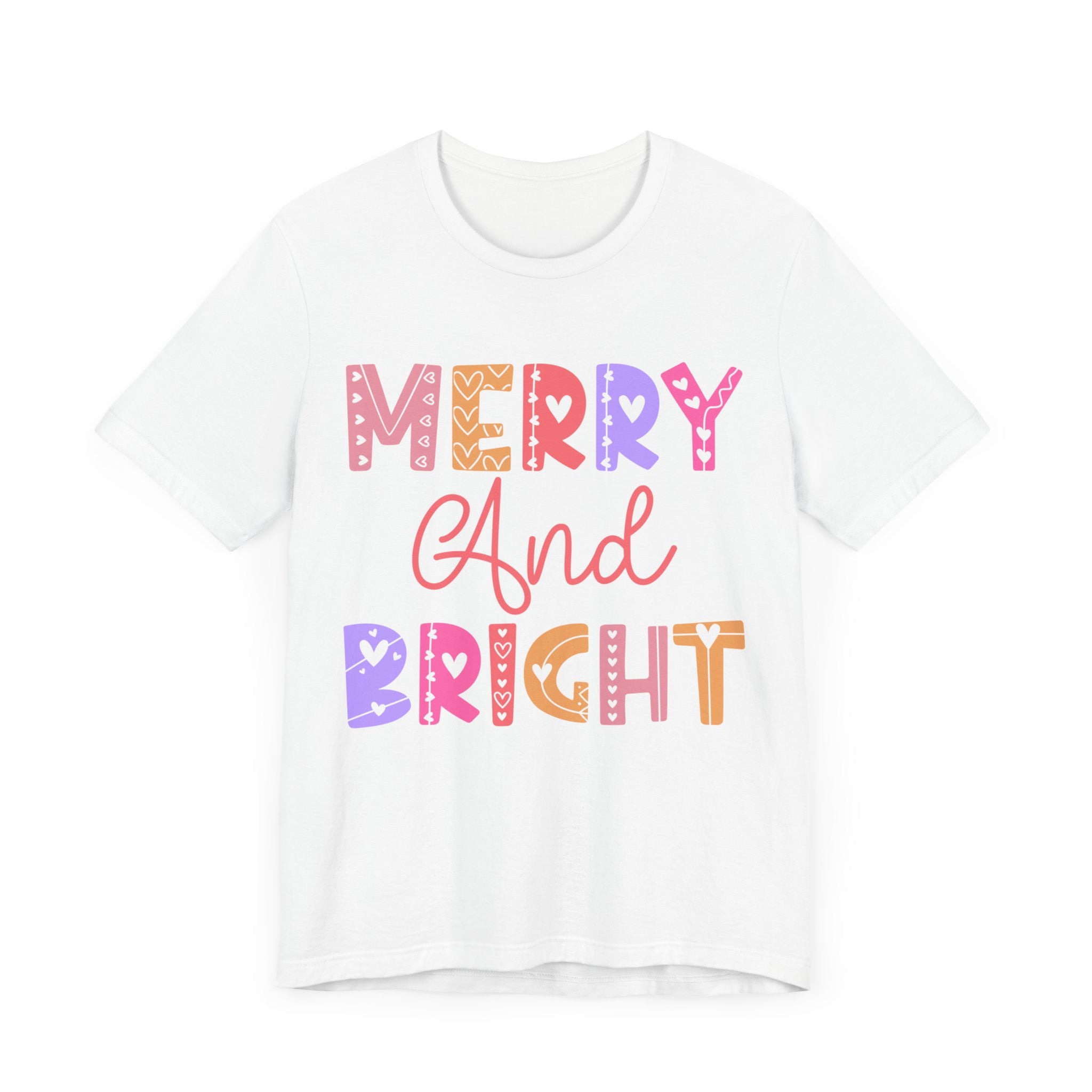 Merry and Bright - Unisex Jersey Short Sleeve Tee