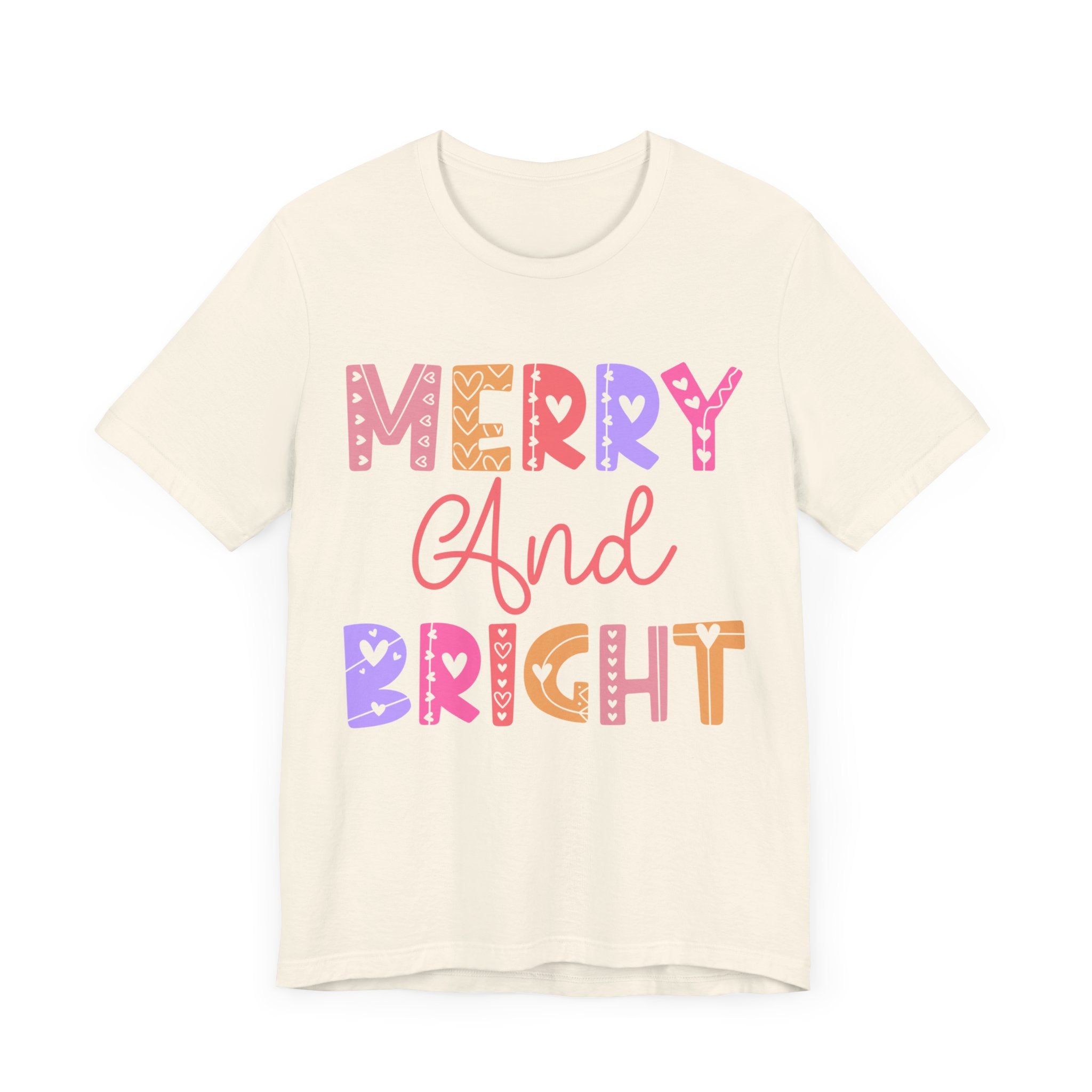 Merry and Bright - Unisex Jersey Short Sleeve Tee