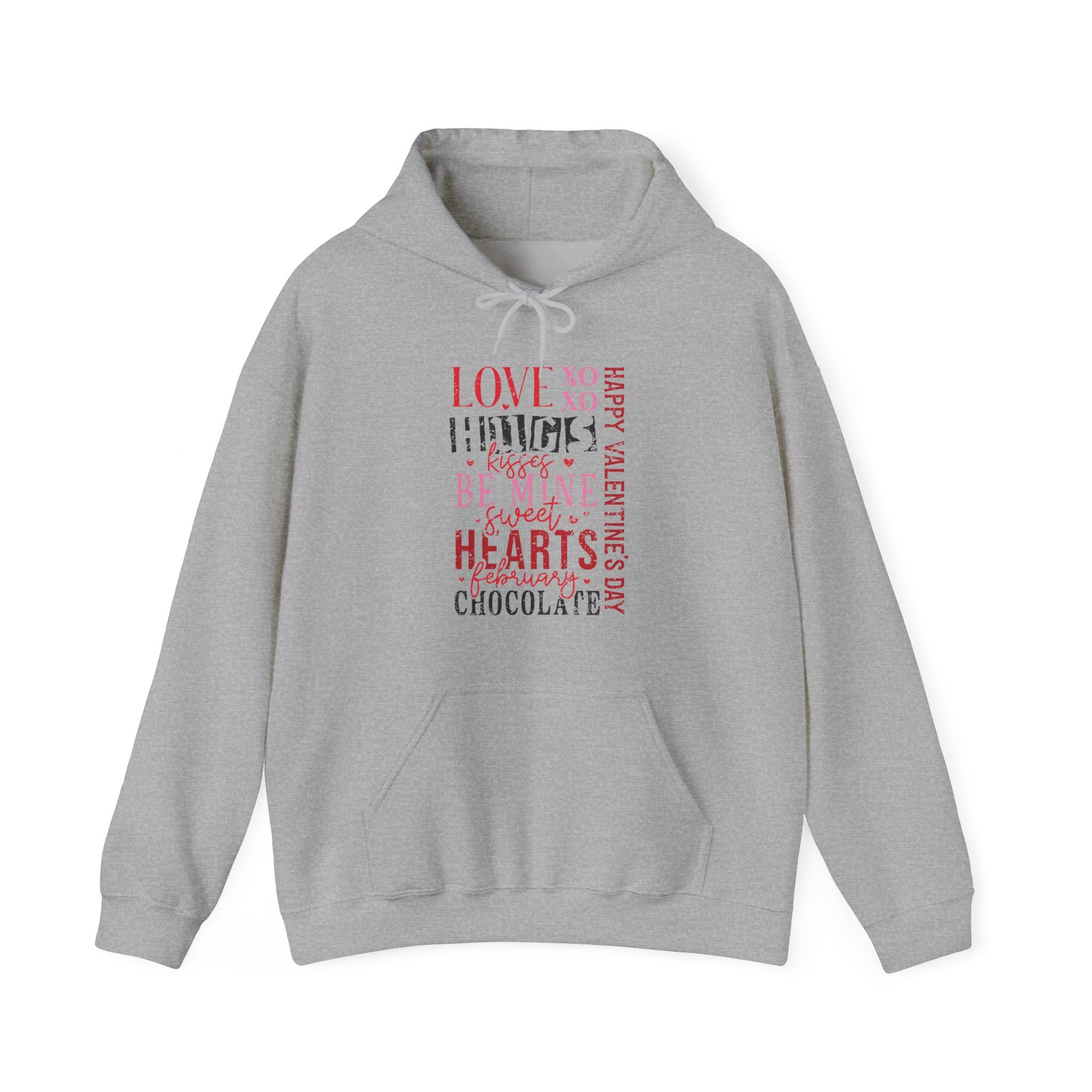 Love Hug Kisses Valentines Hoodie – Cozy Valentine’s Day Hoodie