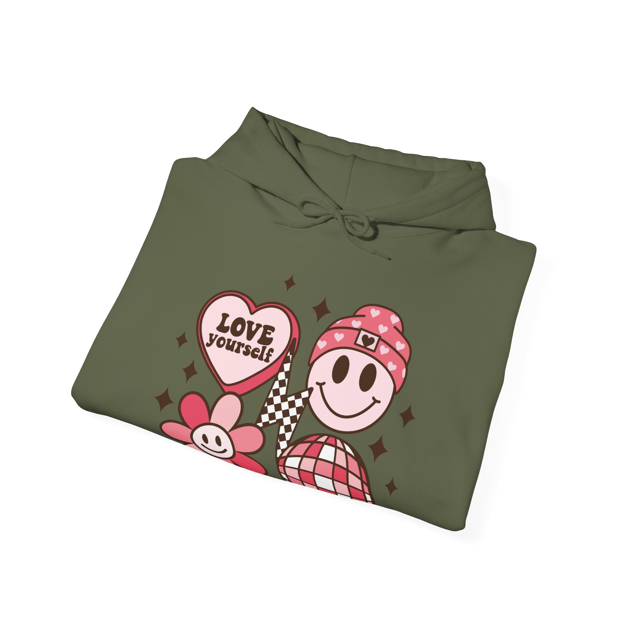 Retro Groovy Valentines Hoodie – Cozy Valentine’s Day Hoodie