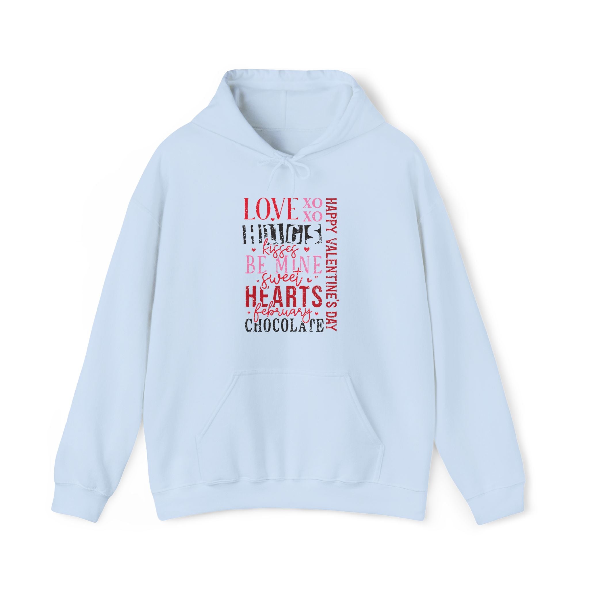 Love Hug Kisses Valentines Hoodie – Cozy Valentine’s Day Hoodie