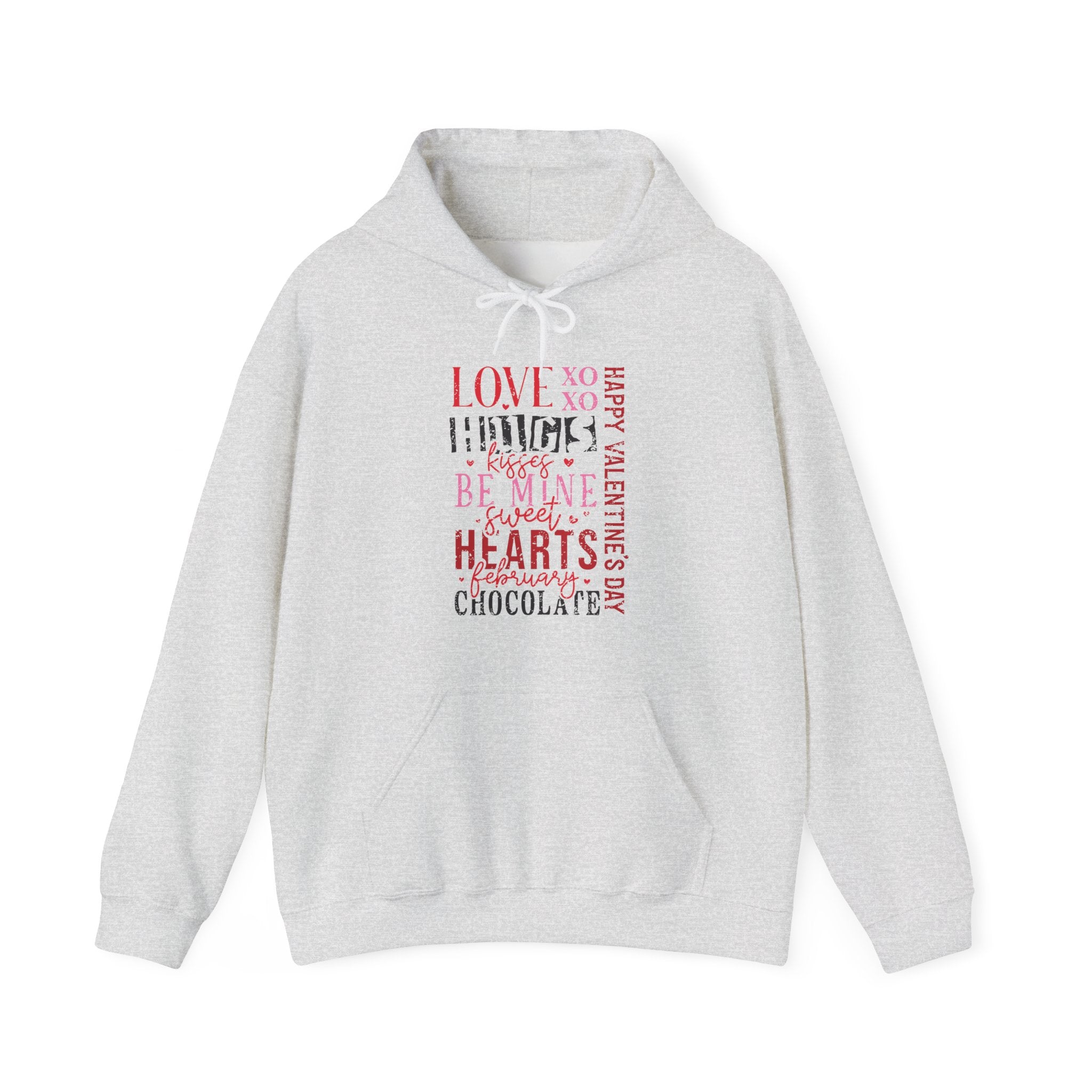 Love Hug Kisses Valentines Hoodie – Cozy Valentine’s Day Hoodie