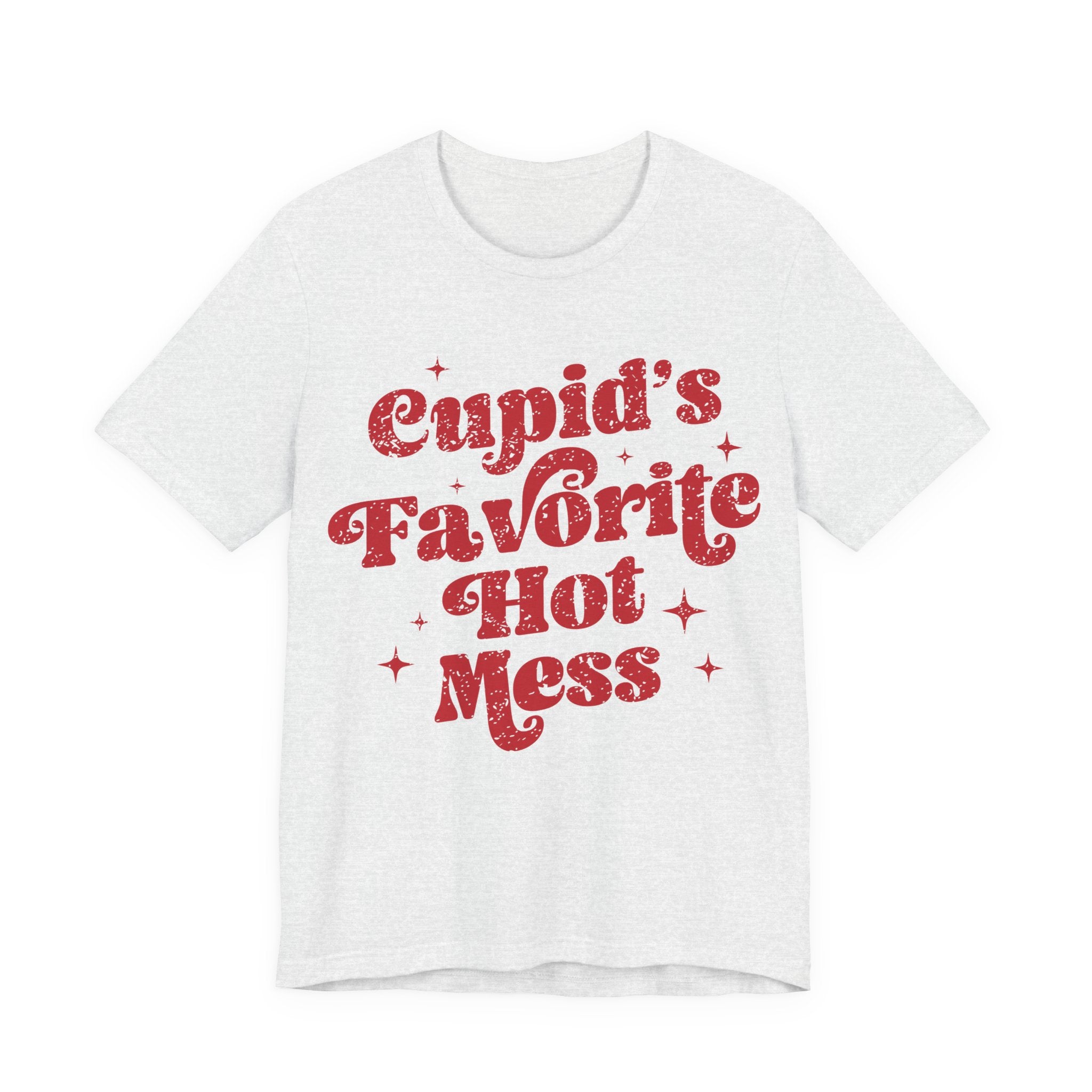 Cupid’s Favourite Hot Mess Valentines Shirt –  Cheeky Love Graphic Shirt