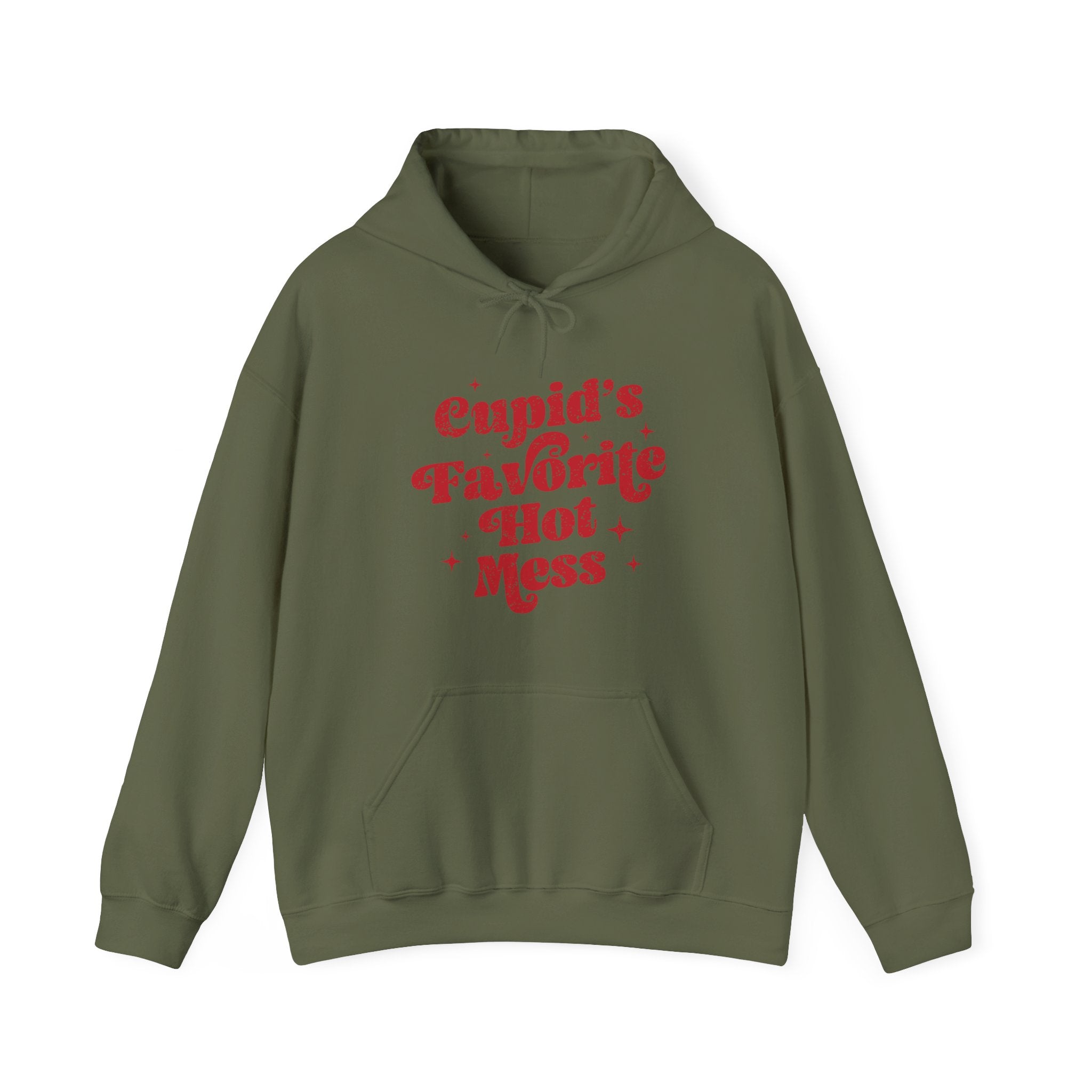 Cupid's Favourite Hot Mess Valentines Hoodie – Cozy Valentine’s Day Hoodie