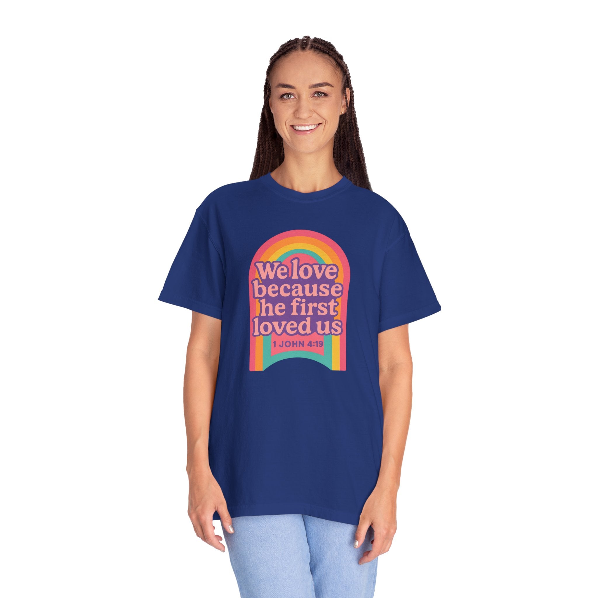Colorful Faith-Inspired T-Shirt, Motivational Apparel, Inspirational Gift, Rainbow Tee, Summer Outfit, Unisex Casual Wear