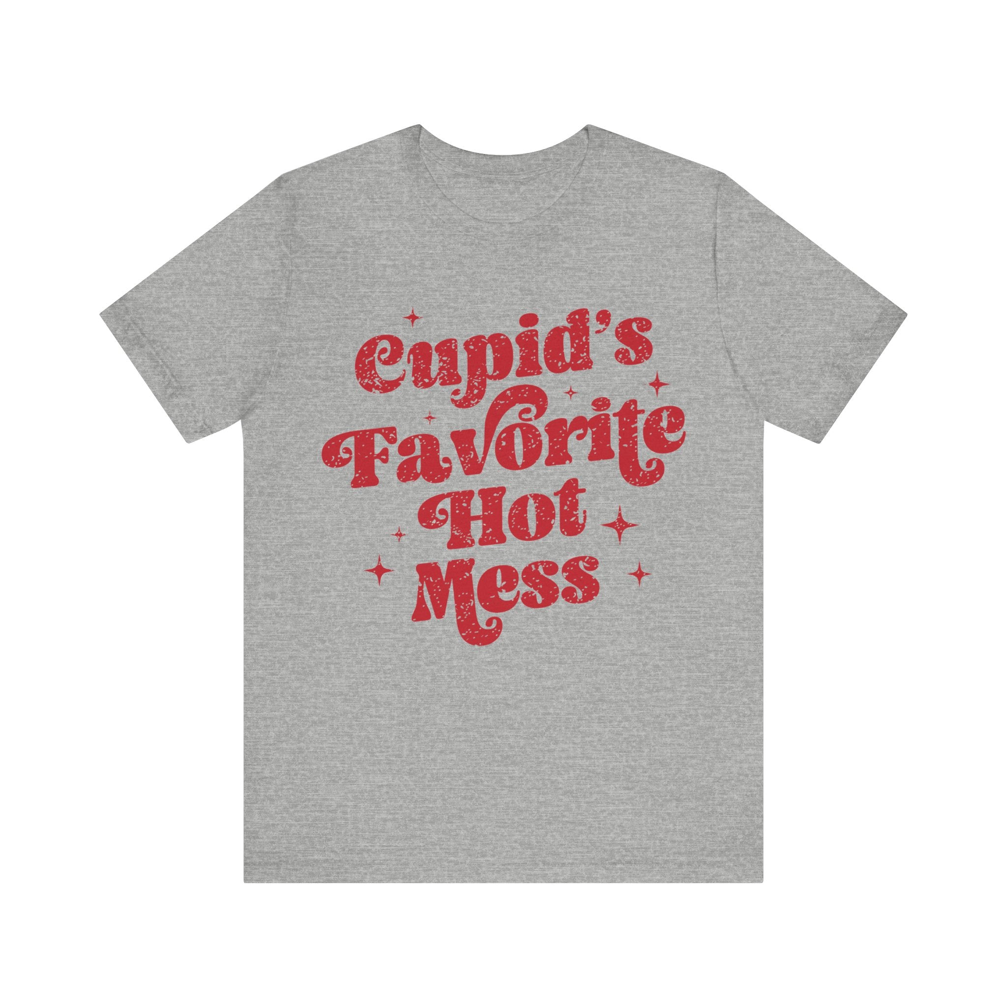 Cupid’s Favourite Hot Mess Valentines Shirt –  Cheeky Love Graphic Shirt