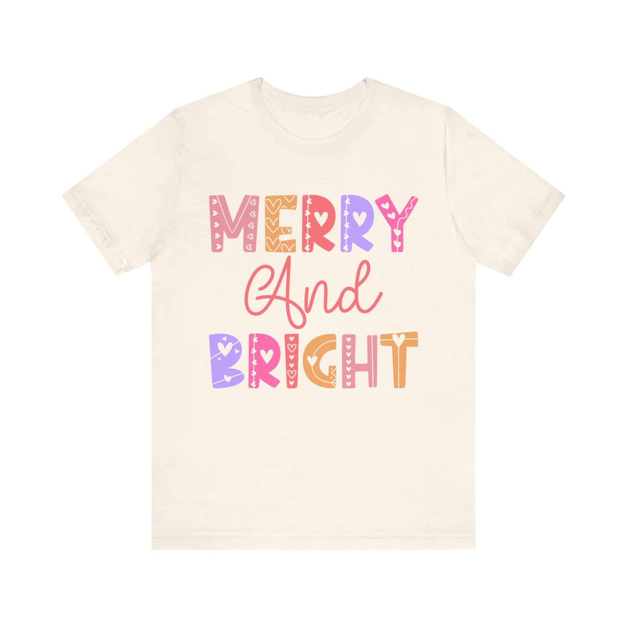 Merry and Bright - Unisex Jersey Short Sleeve Tee