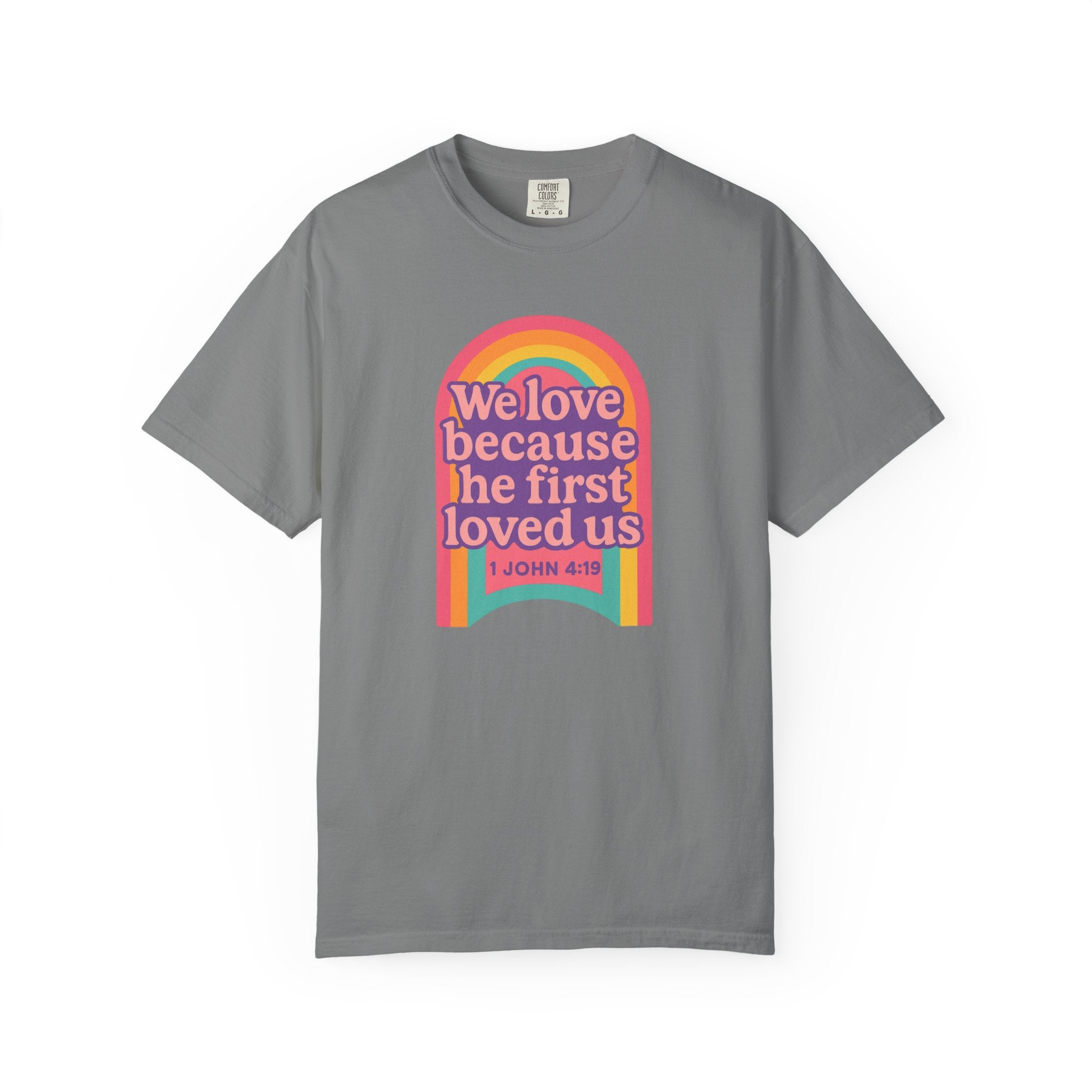 Colorful Faith-Inspired T-Shirt, Motivational Apparel, Inspirational Gift, Rainbow Tee, Summer Outfit, Unisex Casual Wear