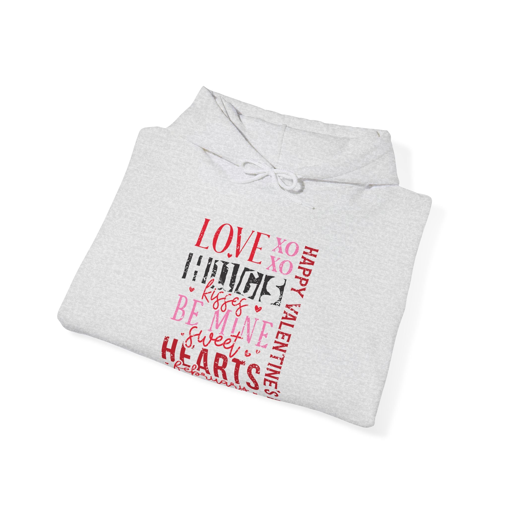 Love Hug Kisses Valentines Hoodie – Cozy Valentine’s Day Hoodie