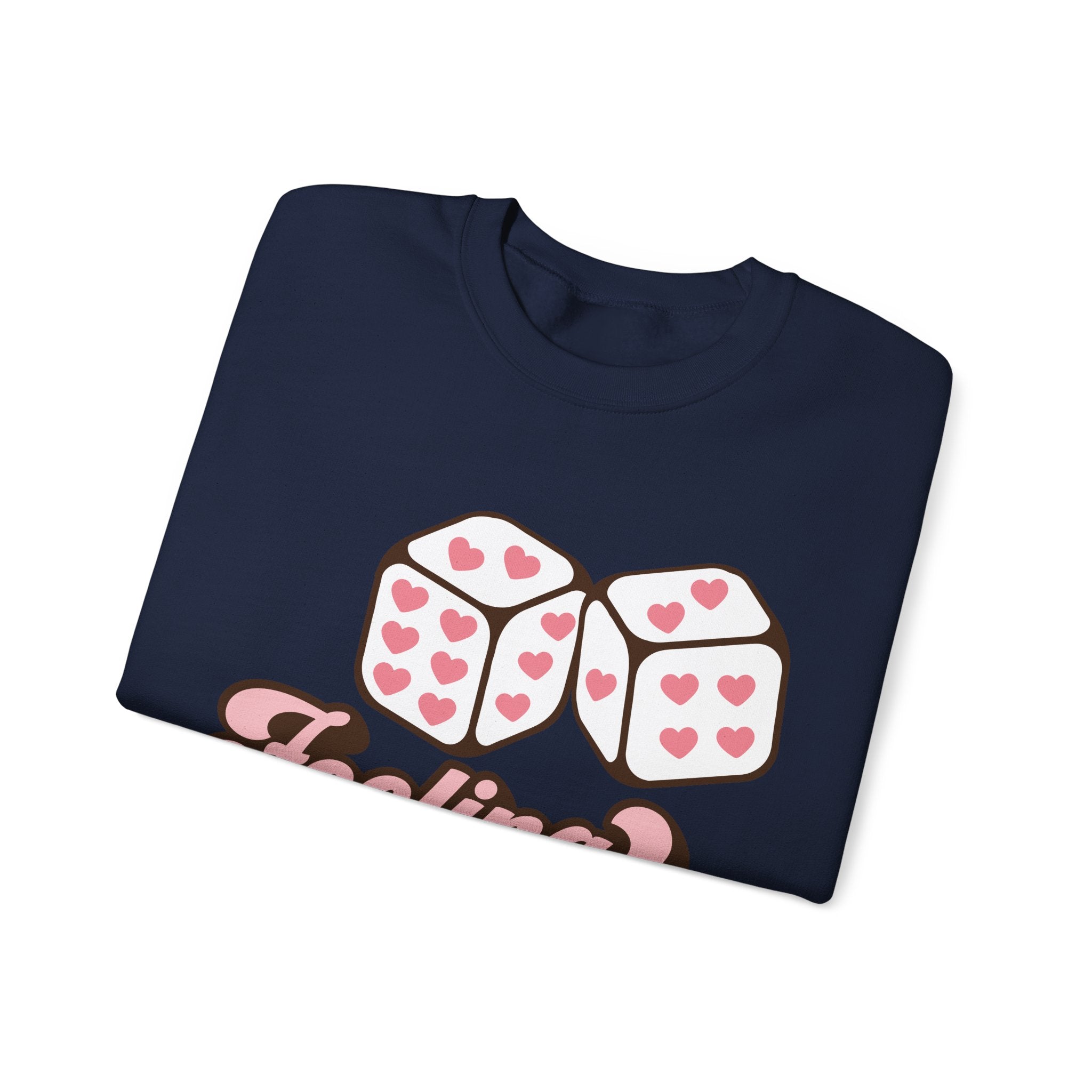 Feeling Lucky Valentines Sweatshirt – Cozy Valentine’s Day Crewneck Sweatshirt