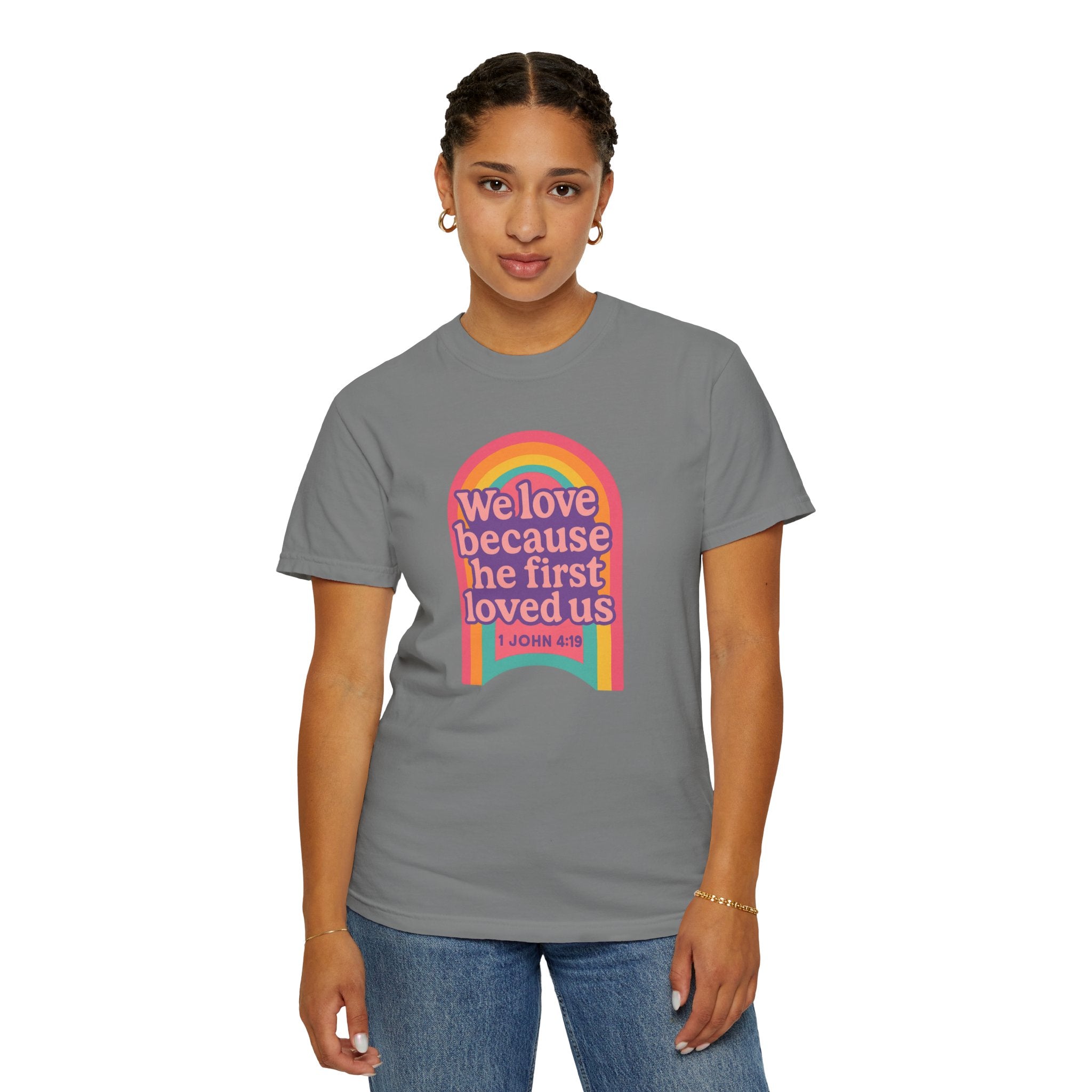 Colorful Faith-Inspired T-Shirt, Motivational Apparel, Inspirational Gift, Rainbow Tee, Summer Outfit, Unisex Casual Wear