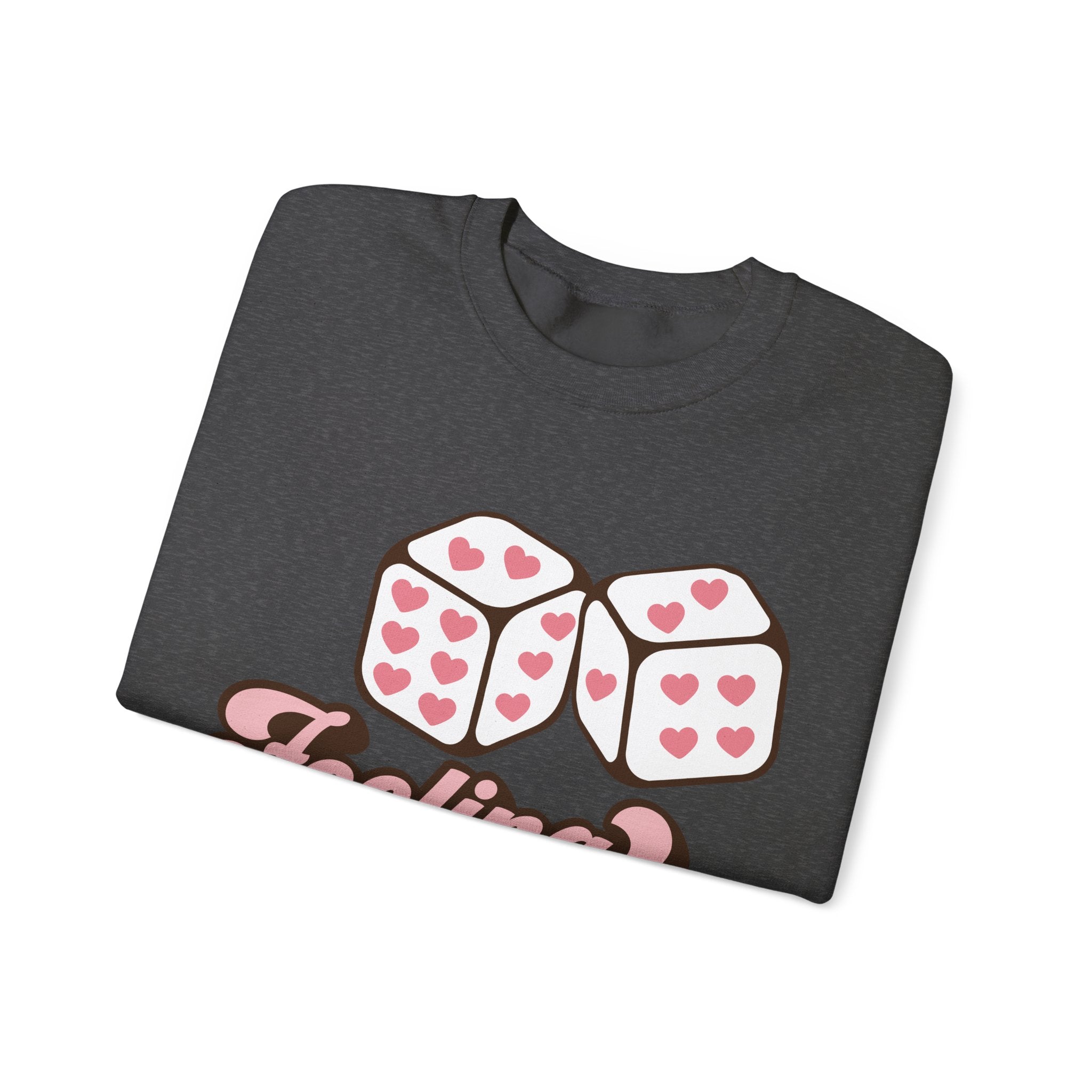 Feeling Lucky Valentines Sweatshirt – Cozy Valentine’s Day Crewneck Sweatshirt