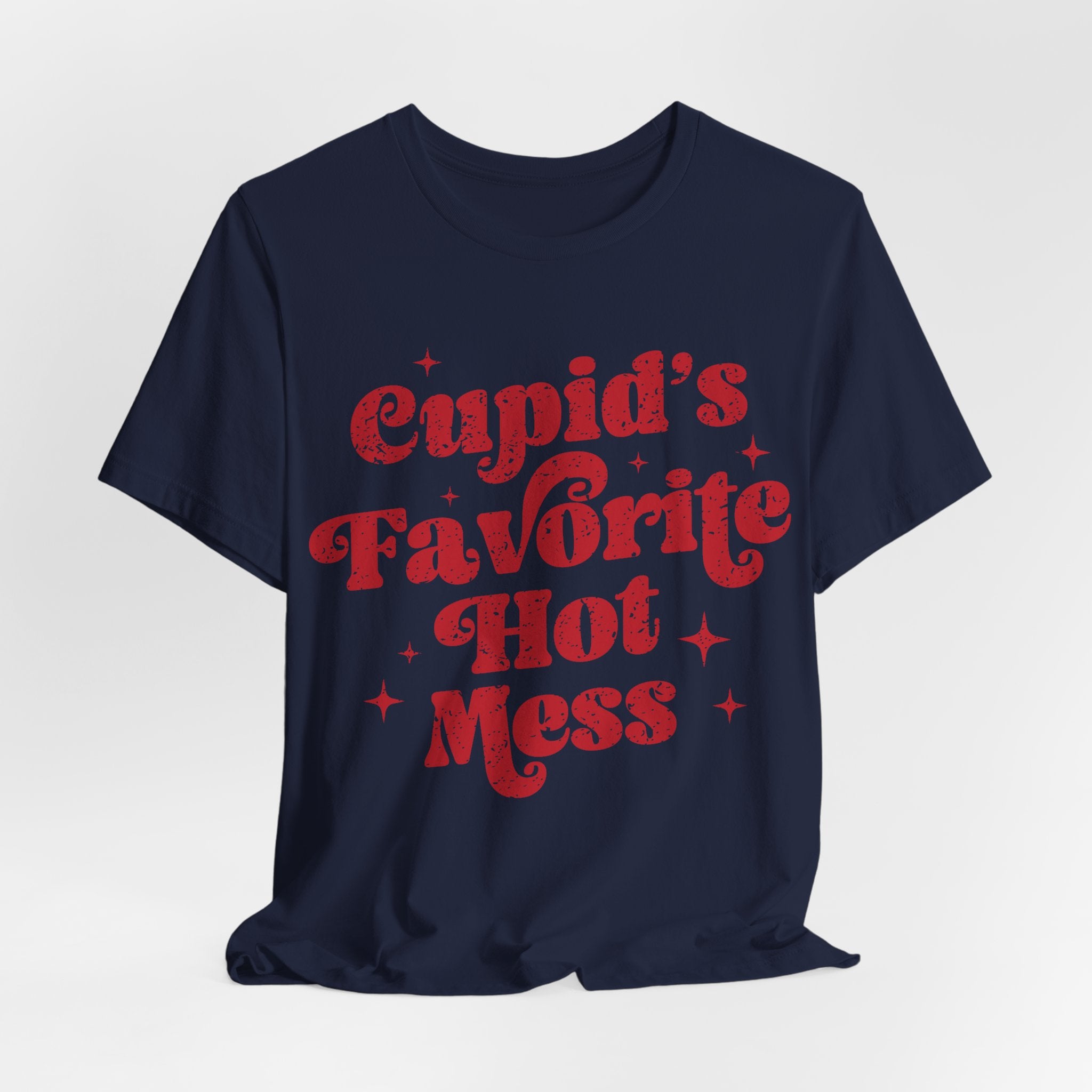 Cupid’s Favourite Hot Mess Valentines Shirt –  Cheeky Love Graphic Shirt