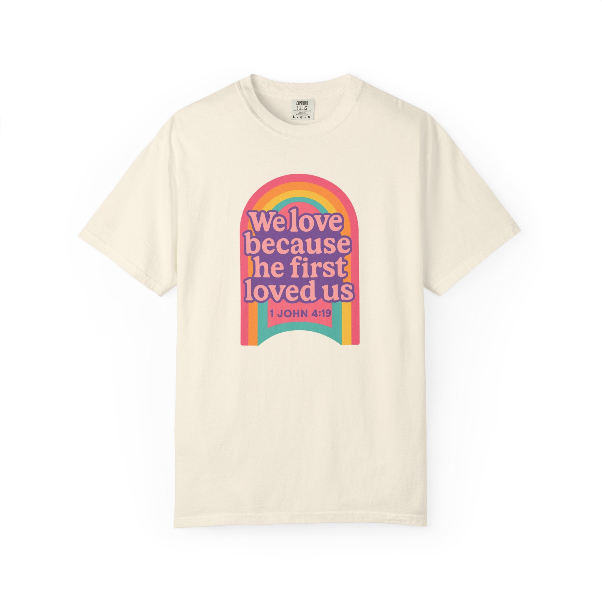 Colorful Faith-Inspired T-Shirt, Motivational Apparel, Inspirational Gift, Rainbow Tee, Summer Outfit, Unisex Casual Wear