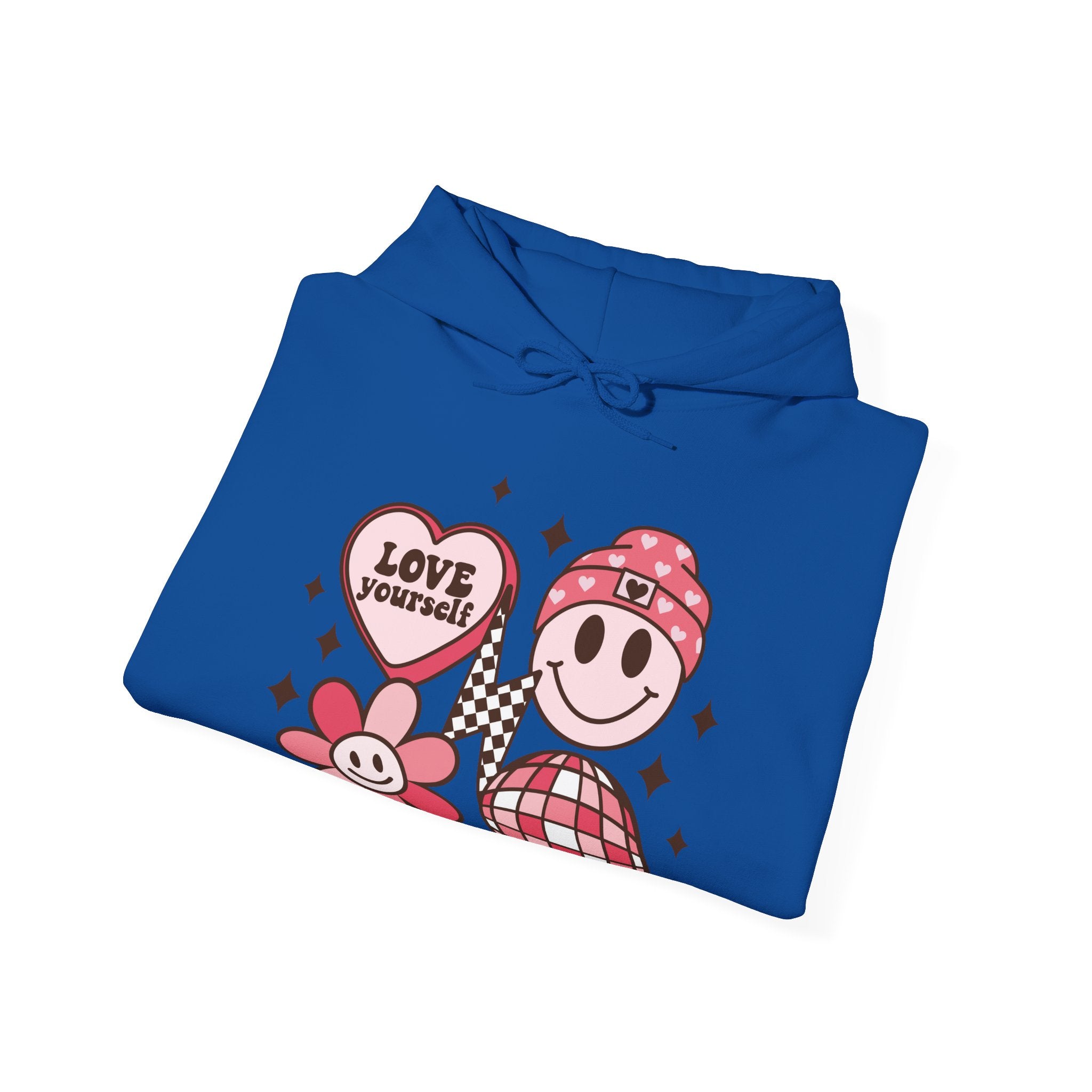 Retro Groovy Valentines Hoodie – Cozy Valentine’s Day Hoodie