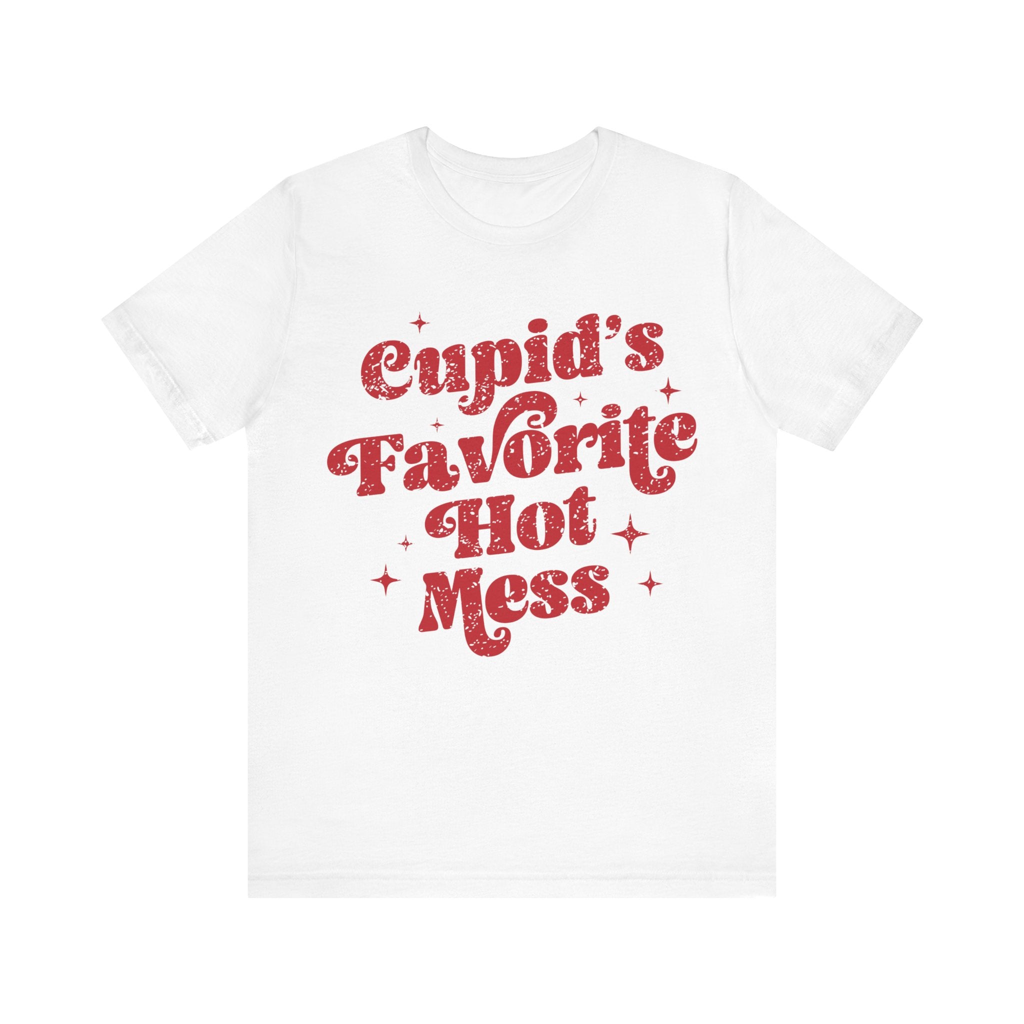 Cupid’s Favourite Hot Mess Valentines Shirt –  Cheeky Love Graphic Shirt