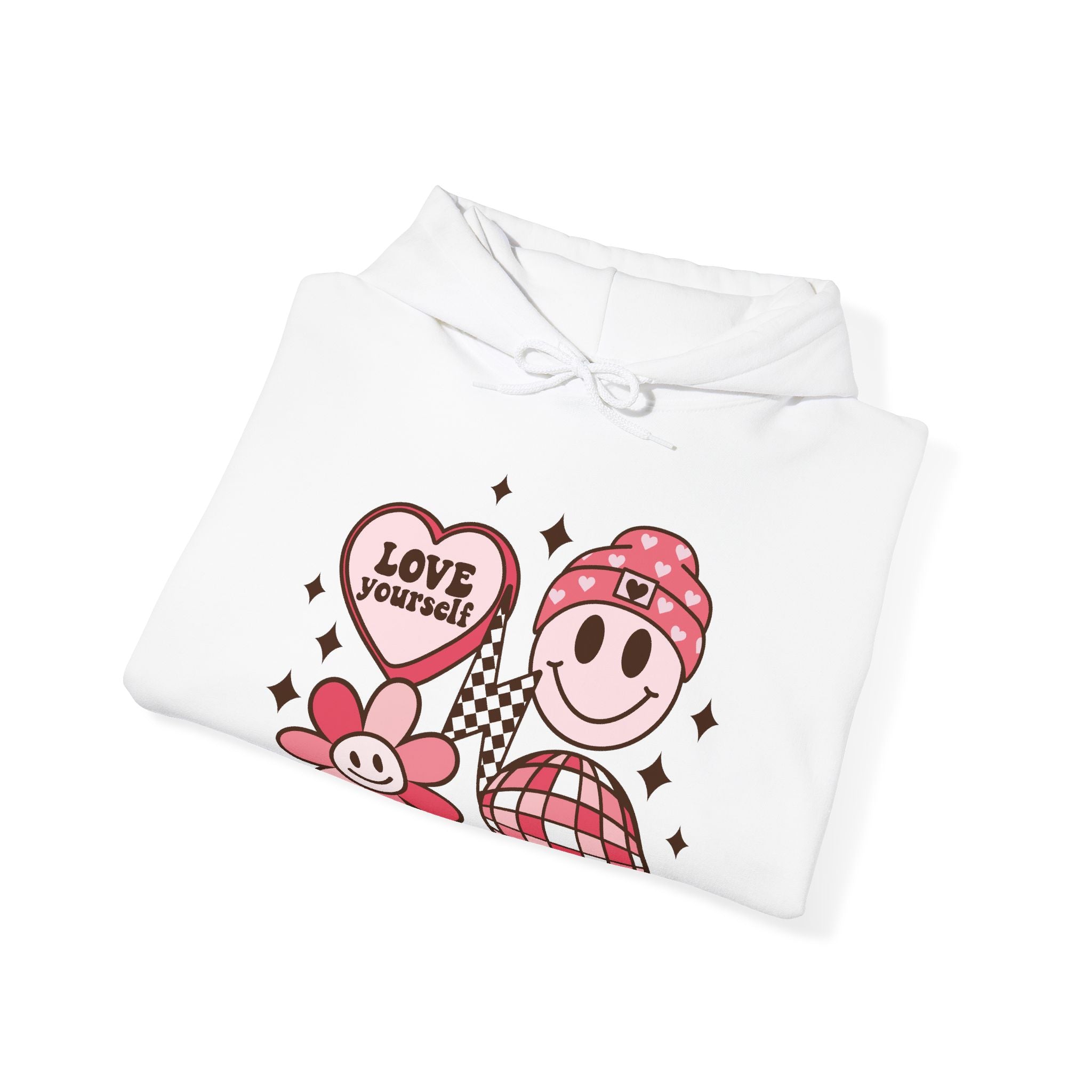 Retro Groovy Valentines Hoodie – Cozy Valentine’s Day Hoodie