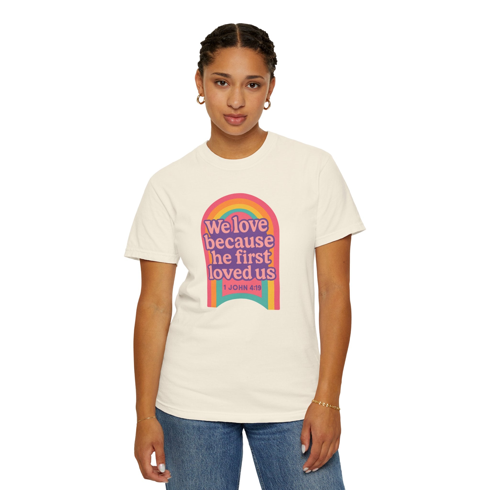 Colorful Faith-Inspired T-Shirt, Motivational Apparel, Inspirational Gift, Rainbow Tee, Summer Outfit, Unisex Casual Wear