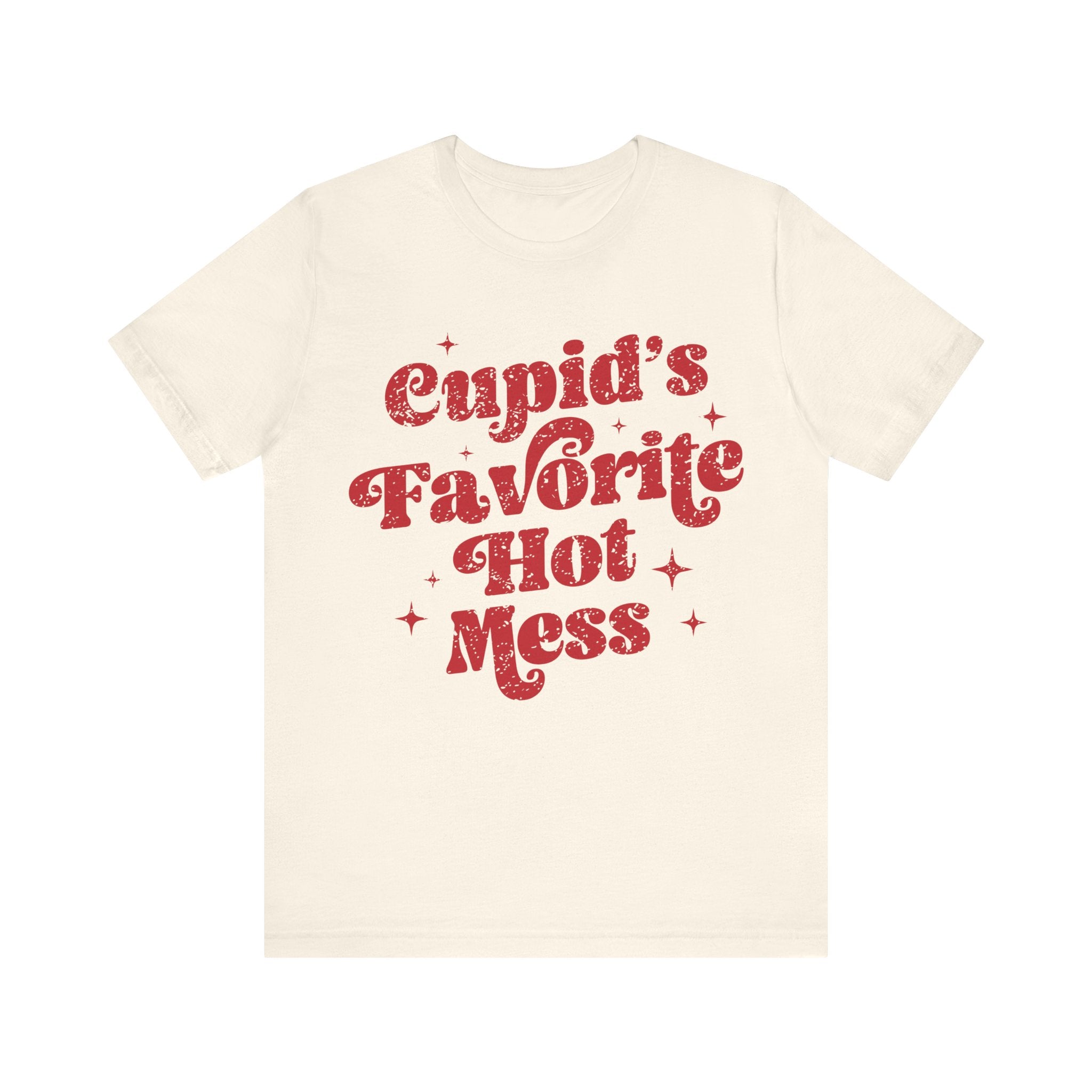Cupid’s Favourite Hot Mess Valentines Shirt –  Cheeky Love Graphic Shirt