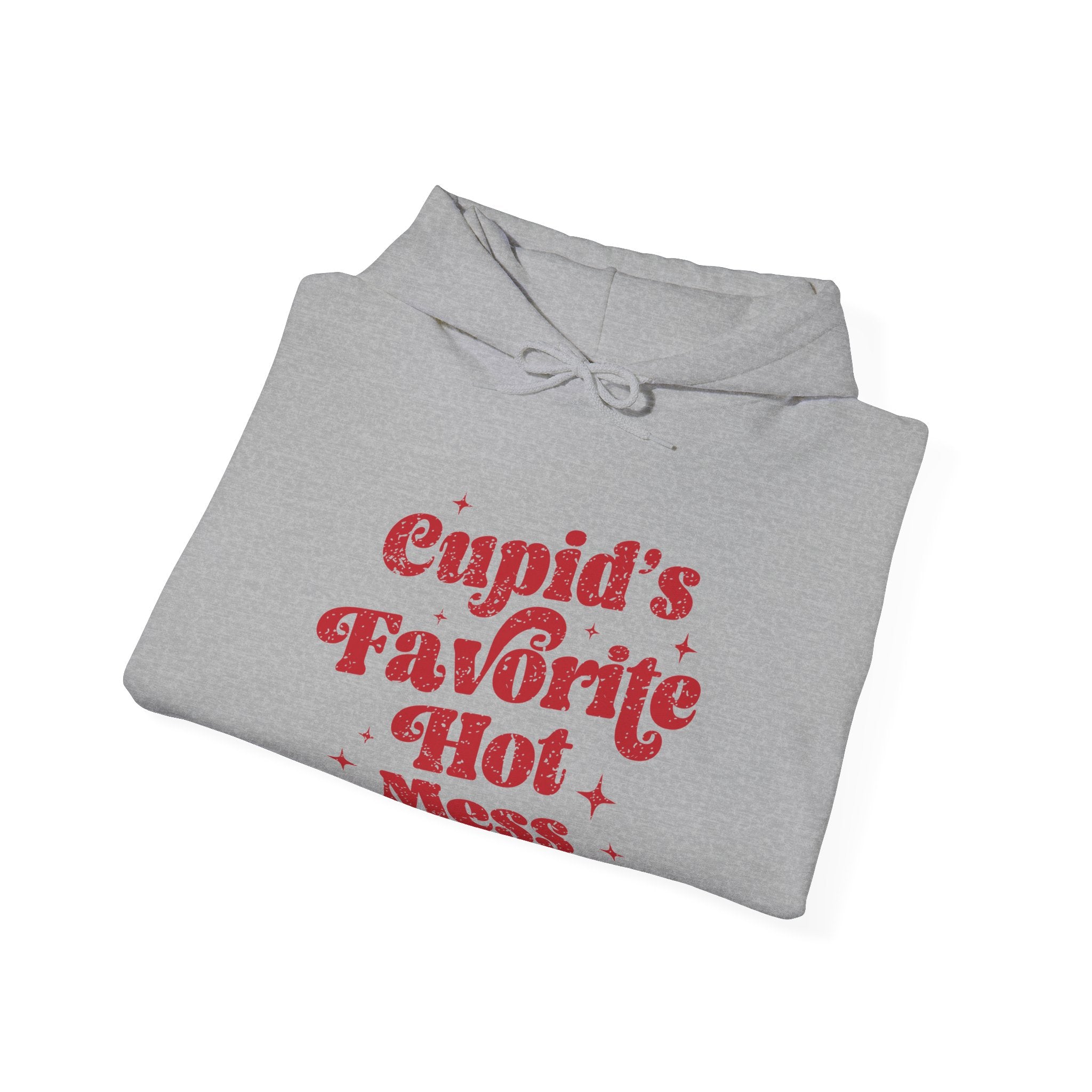 Cupid's Favourite Hot Mess Valentines Hoodie – Cozy Valentine’s Day Hoodie