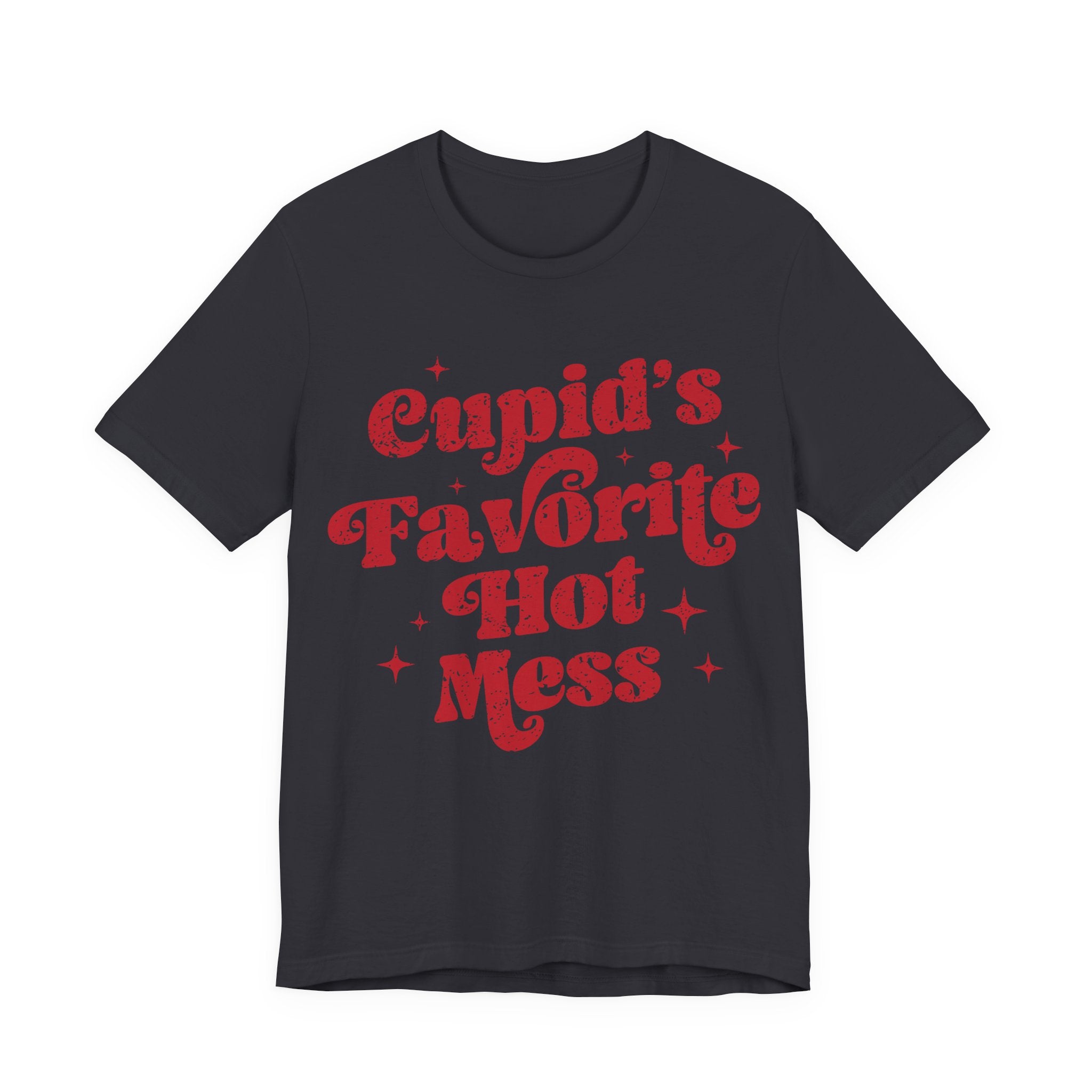 Cupid’s Favourite Hot Mess Valentines Shirt –  Cheeky Love Graphic Shirt