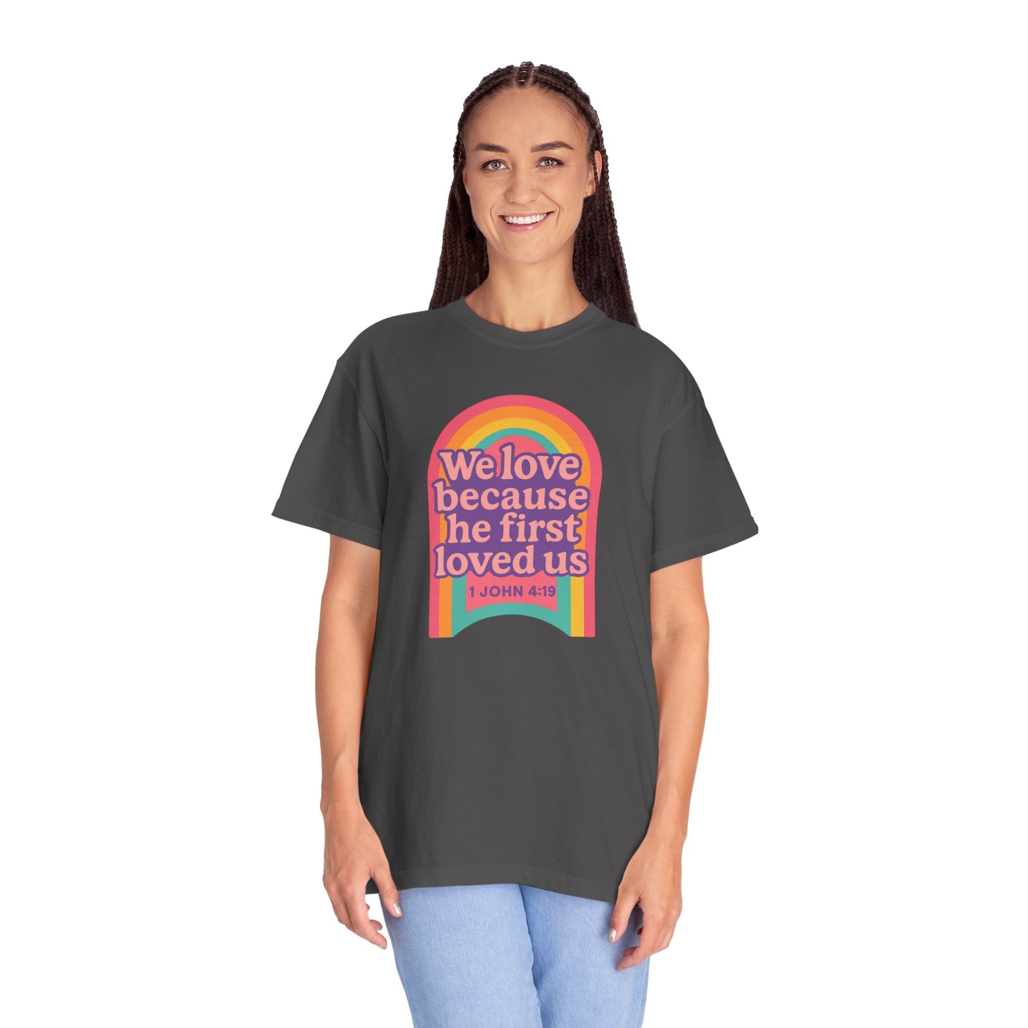 Colorful Faith-Inspired T-Shirt, Motivational Apparel, Inspirational Gift, Rainbow Tee, Summer Outfit, Unisex Casual Wear