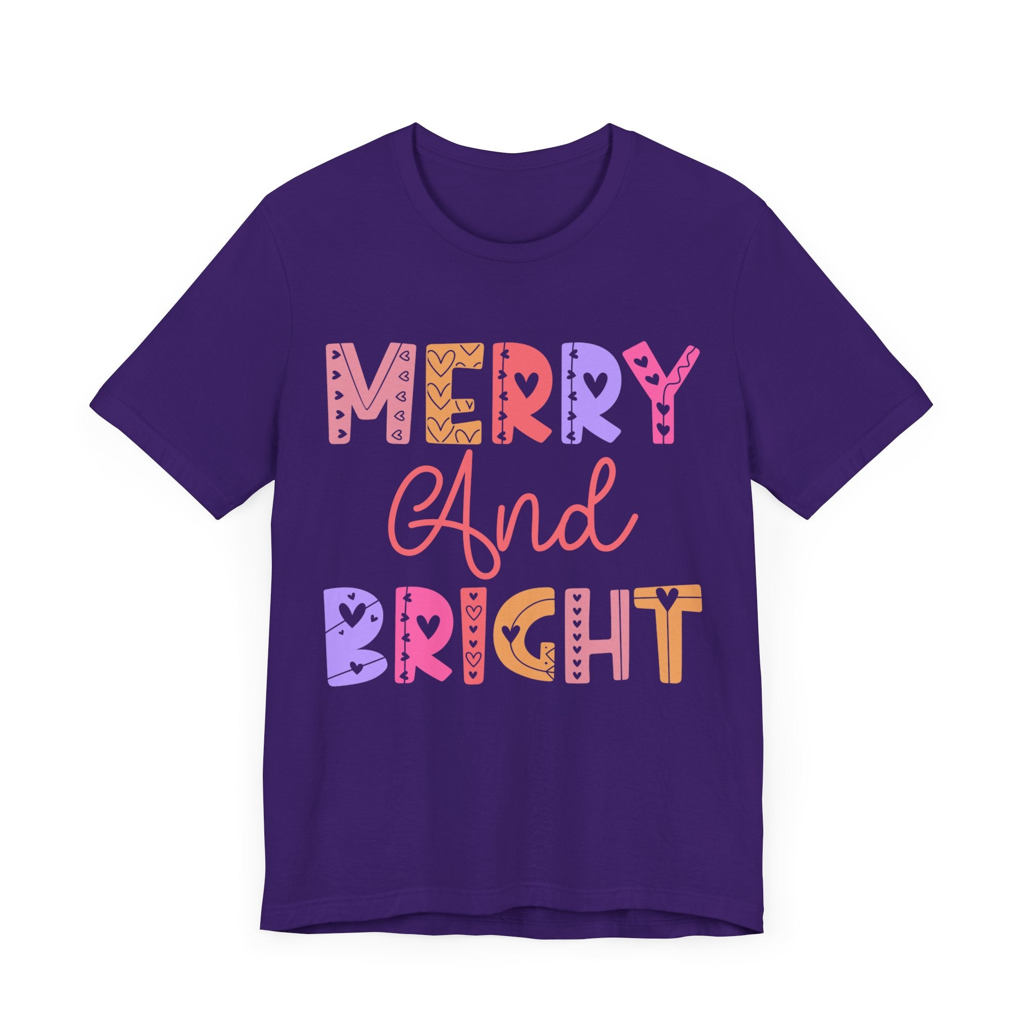 Merry and Bright - Unisex Jersey Short Sleeve Tee