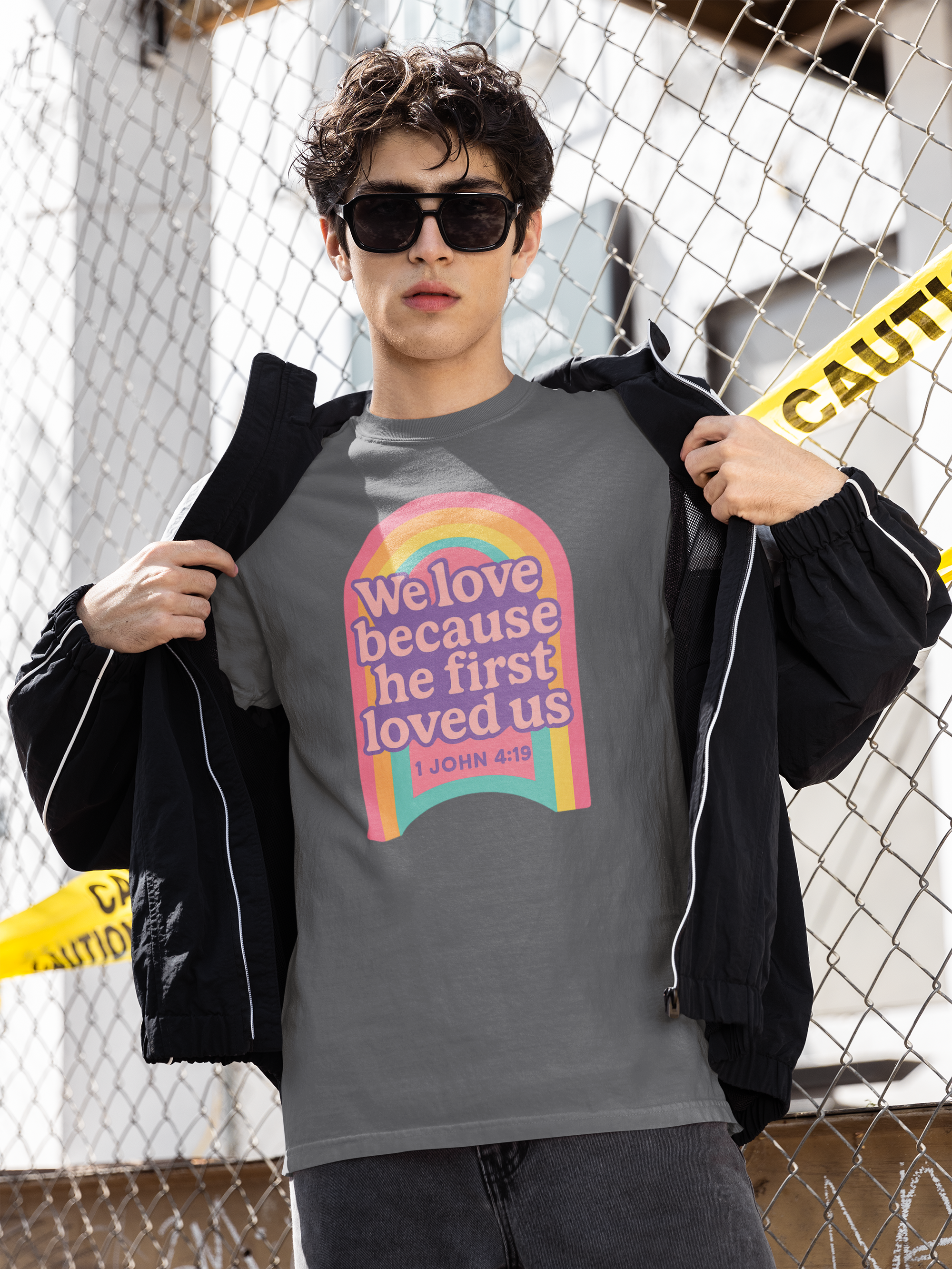 Colorful Faith-Inspired T-Shirt, Motivational Apparel, Inspirational Gift, Rainbow Tee, Summer Outfit, Unisex Casual Wear