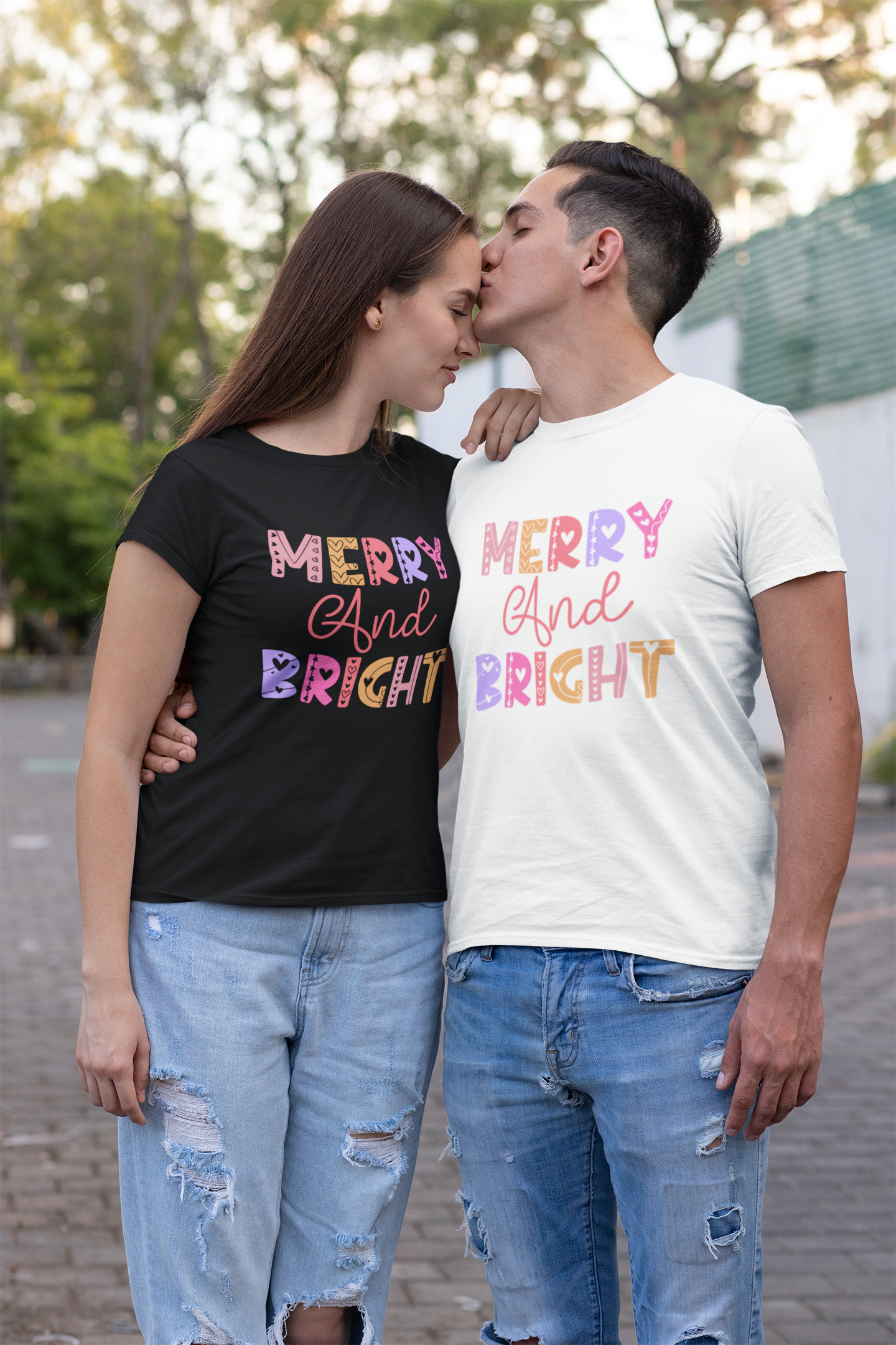 Merry and Bright - Unisex Jersey Short Sleeve Tee